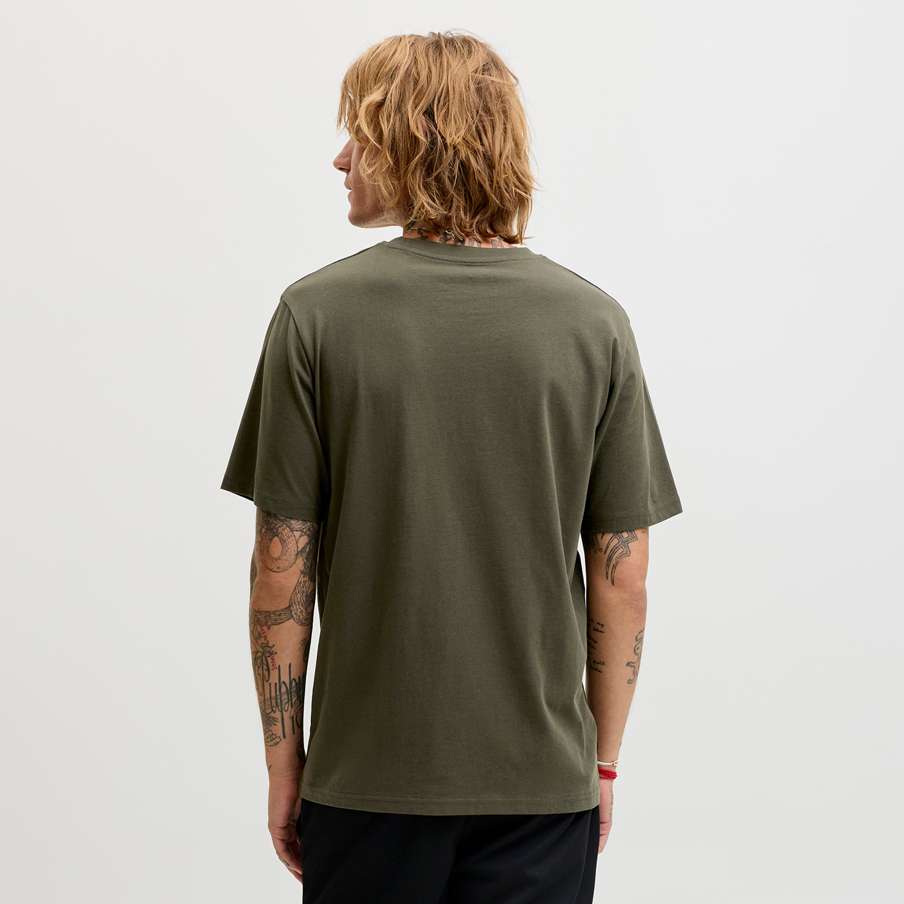 Jack & Jones Printed Crew Neck Short Sleeves Men's T-Shirt-men-clothing-tshirtsandpolos-tshirts-image-4