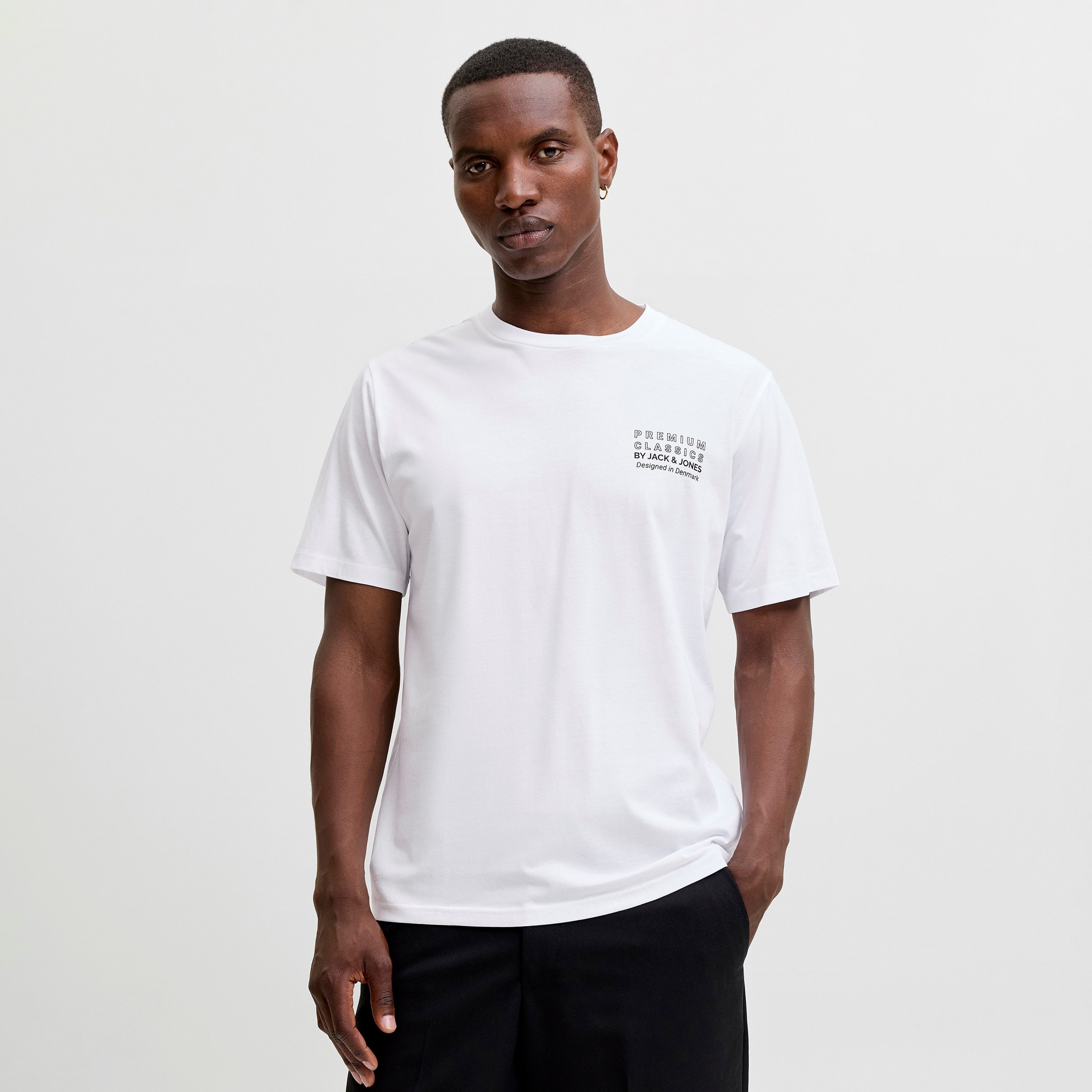 Jack & Jones Printed Crew Neck Short Sleeves Men's T-Shirt-men-clothing-tshirtsandpolos-tshirts-image-1