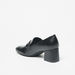 Celeste Women's Solid Slip-On Loafers with Block Heels-Women%27s Heel Shoes-thumbnail-2