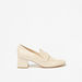 Celeste Women's Solid Slip-On Loafers with Block Heels-Women%27s Heel Shoes-thumbnail-3