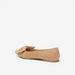 Celeste Women's Bow Accented Slip-On Pointed Toe Ballerina Shoes-Women%27s Ballerinas-thumbnail-1