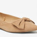 Celeste Women's Bow Accented Slip-On Pointed Toe Ballerina Shoes-Women%27s Ballerinas-thumbnailMobile-4