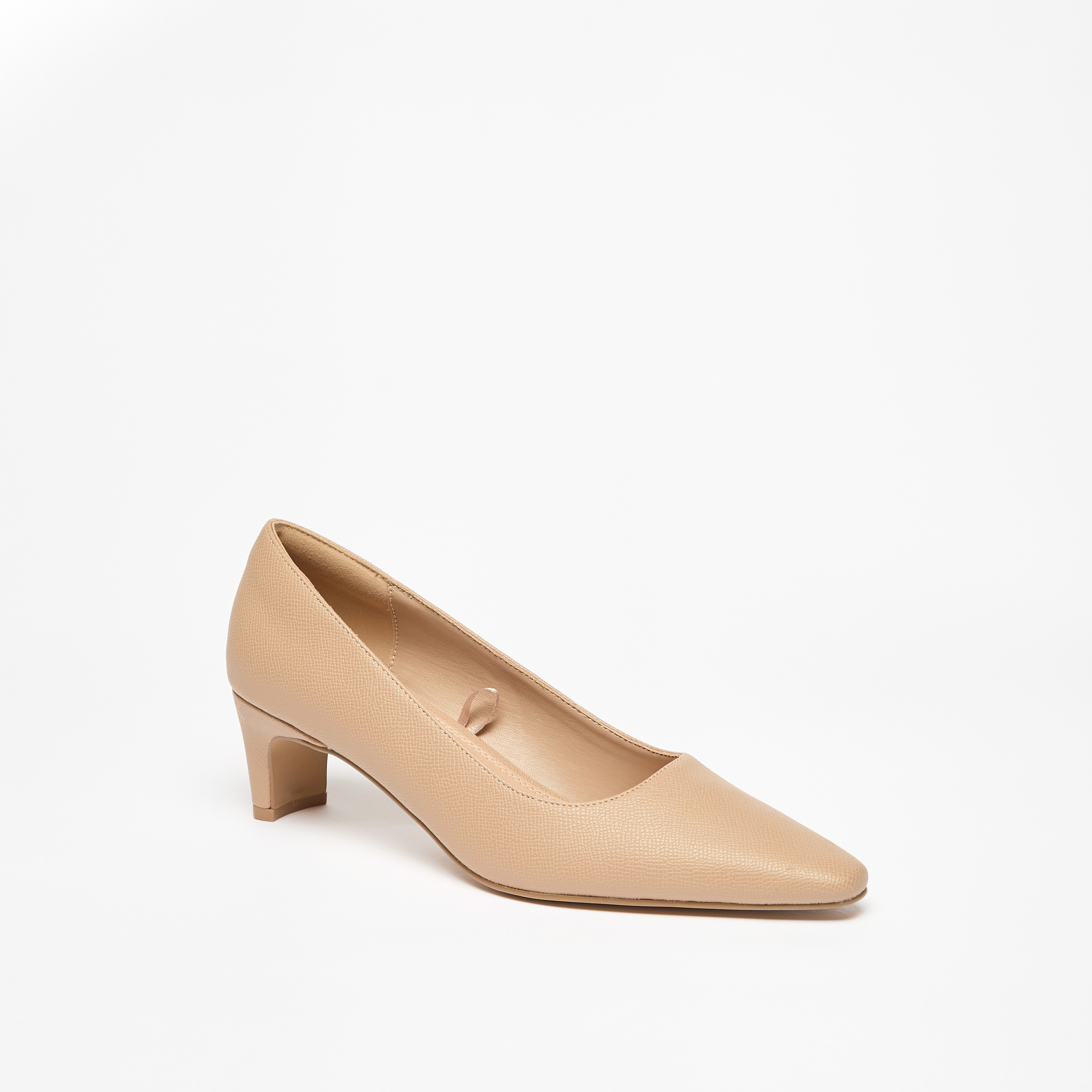 حذاء كلاسيكي سهل الارتداء بمقدمة مدببة وكعب صغير من سيليست-women-shoes-heels-image-1