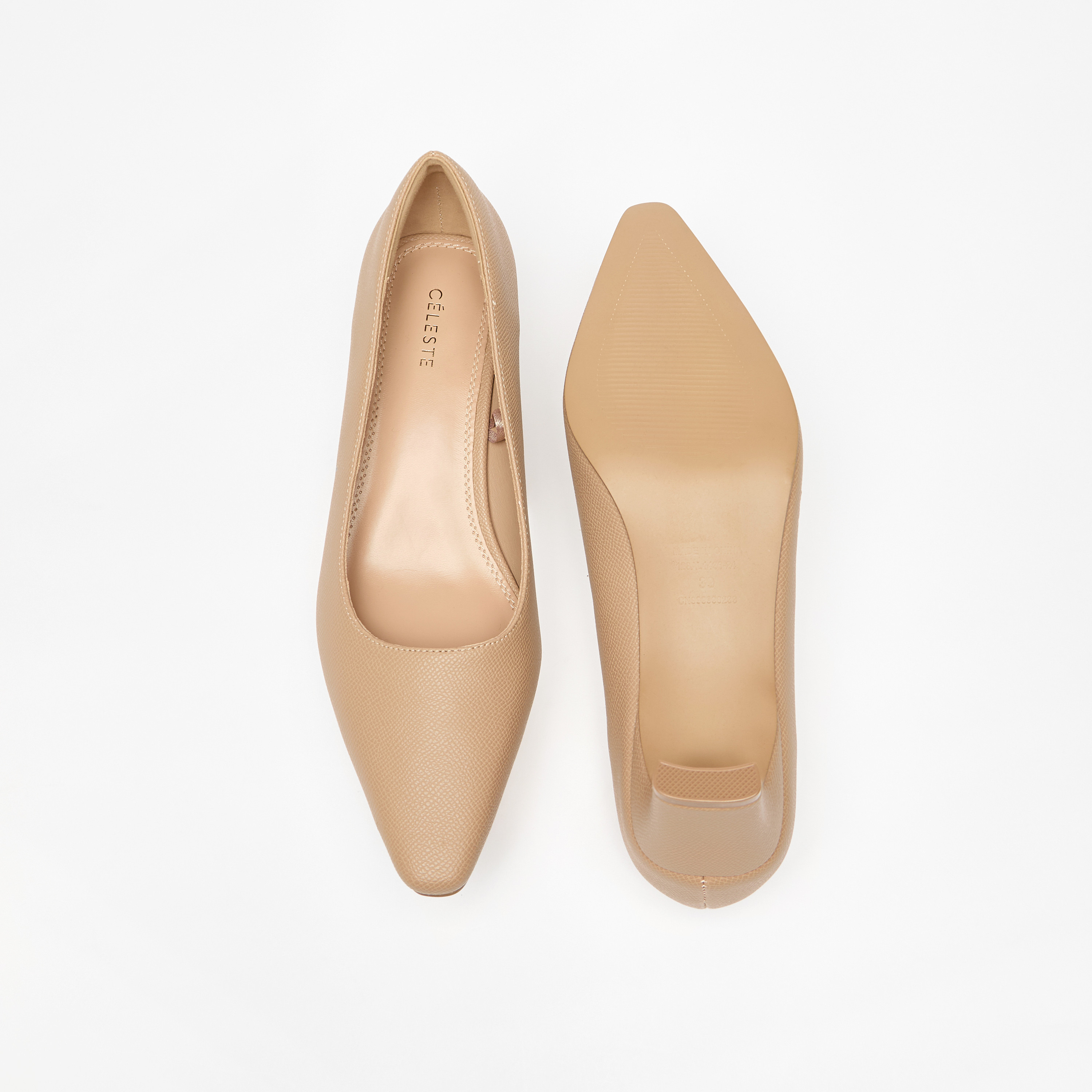 حذاء كلاسيكي سهل الارتداء بمقدمة مدببة وكعب صغير من سيليست-women-shoes-heels-image-4