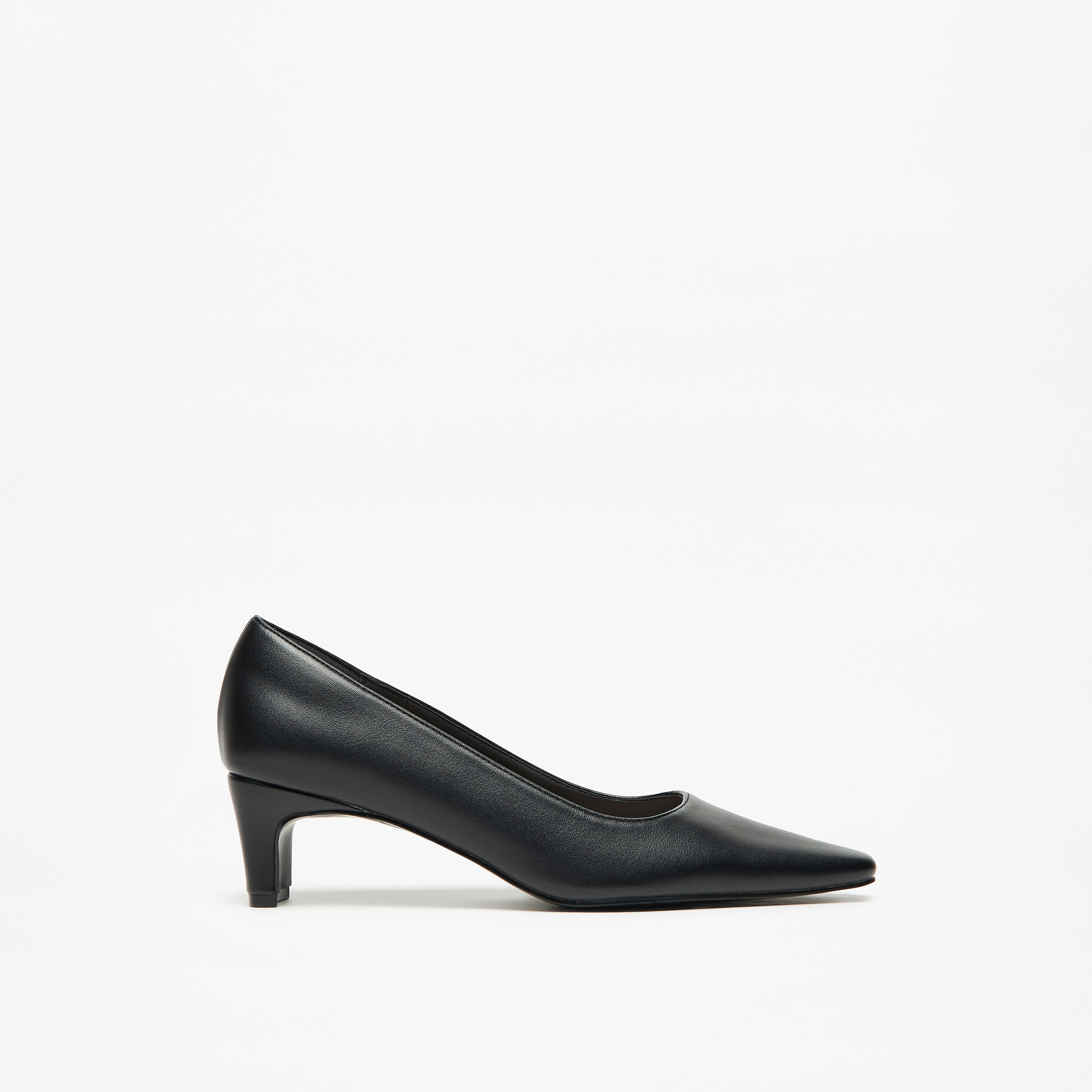 Celeste Women's Solid Pointed Toe Pumps with Block Heels-women-shoes-heels-image-3