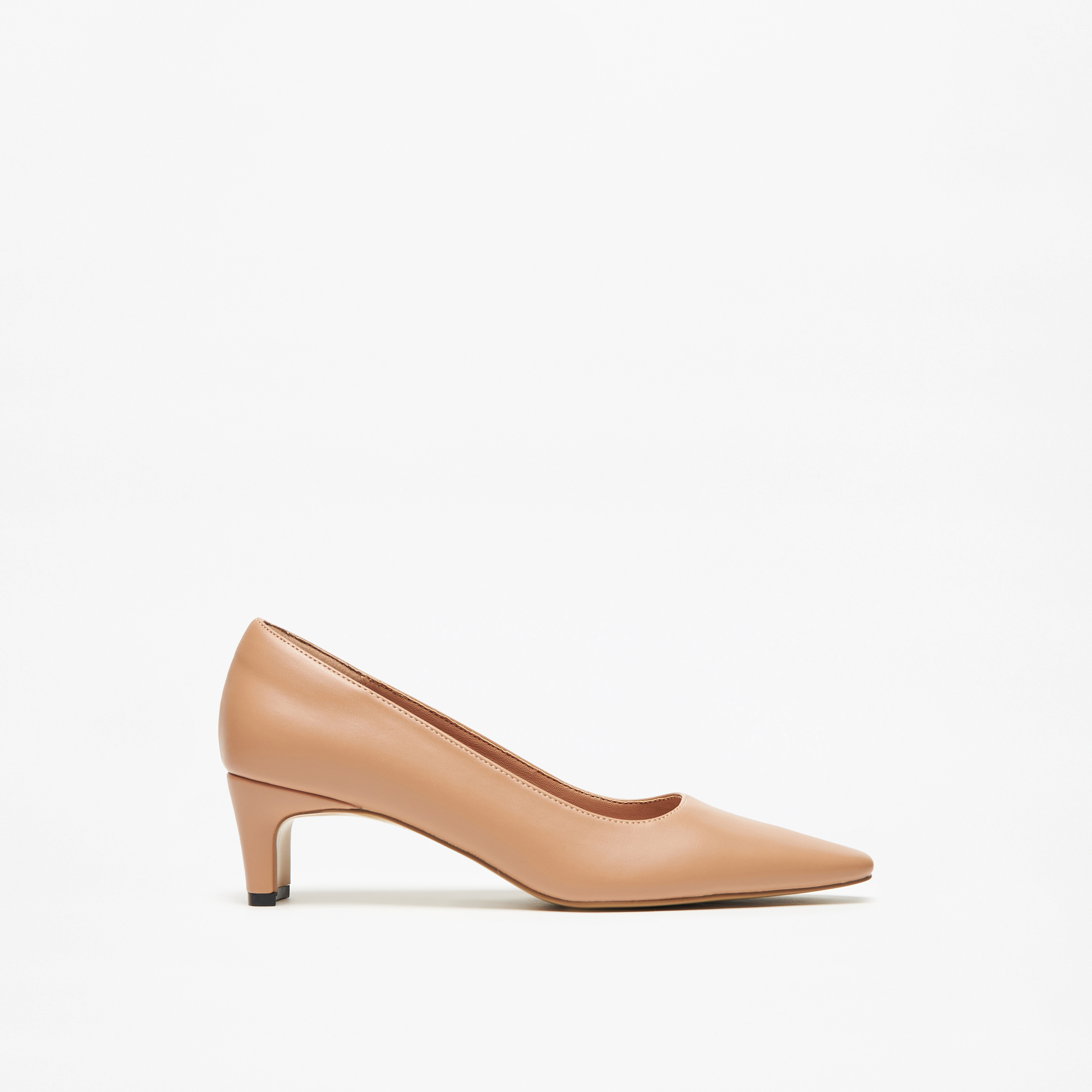 Celeste Women's Solid Pointed Toe Pumps with Block Heels-women-shoes-heels-image-8