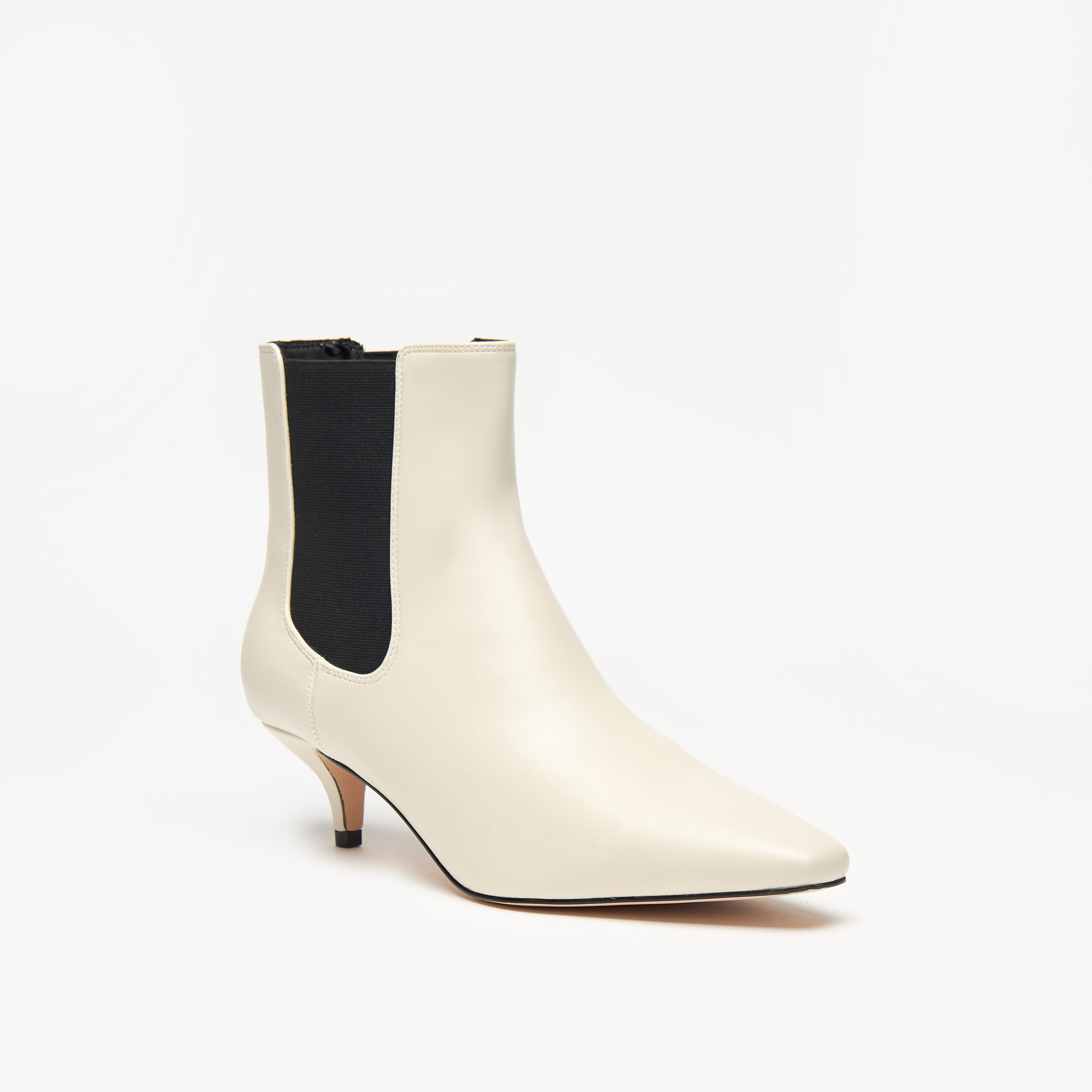 Celeste Women's Solid Slip-On Ankle Boots with Stilleto Heels-women-shoes-boots-image-1