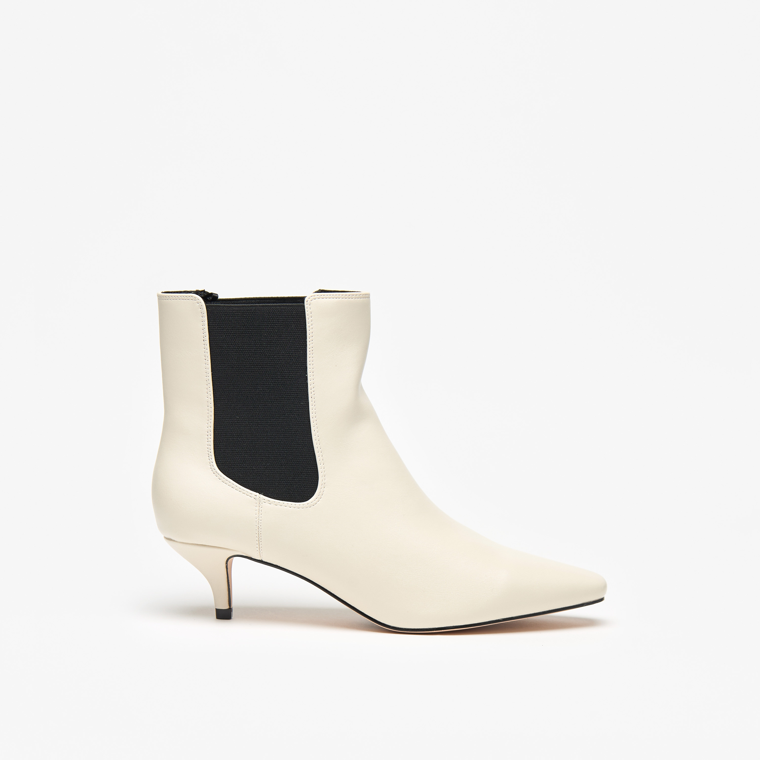 Celeste Women's Solid Slip-On Ankle Boots with Stilleto Heels-women-shoes-boots-image-3