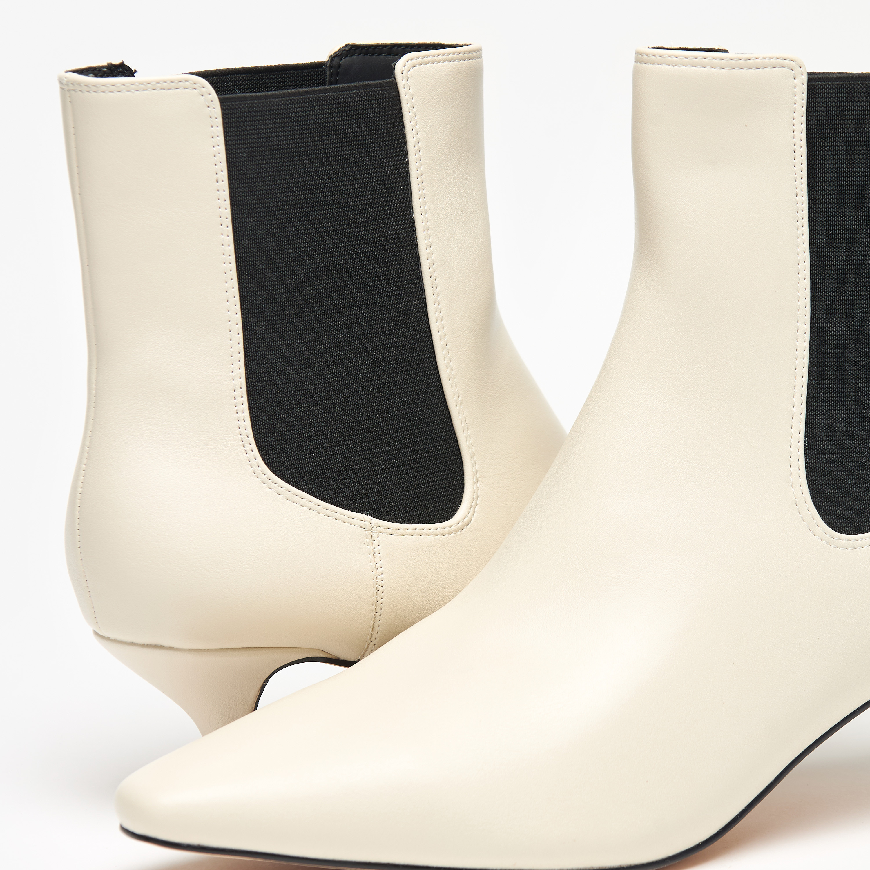 Celeste Women's Solid Slip-On Ankle Boots with Stilleto Heels-women-shoes-boots-image-5