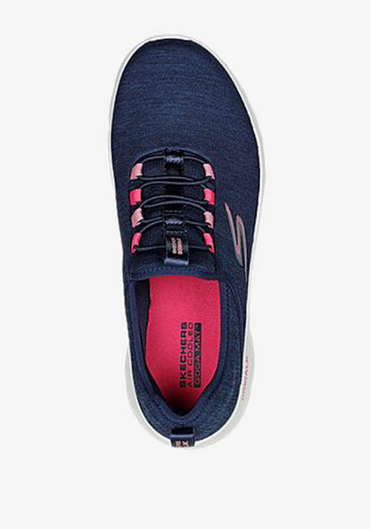 Skechers Women's Logo Print Slip-On Walking Shoes - GO WALK FLEX-Women%27s Sports Shoes-image-2
