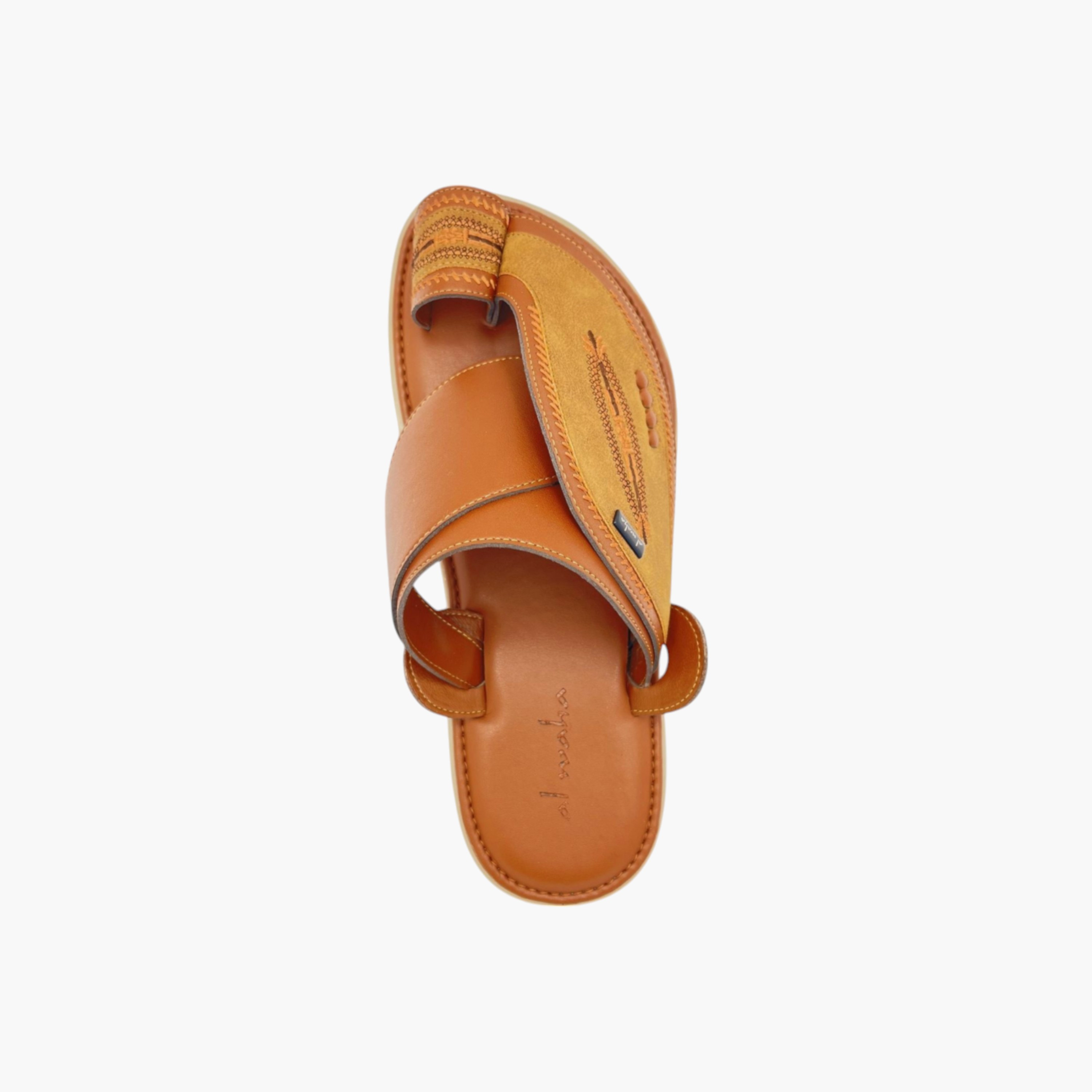 Al Waha Embroidered Slip-On Arabic Sandals-men-shoes-sandals-image-3