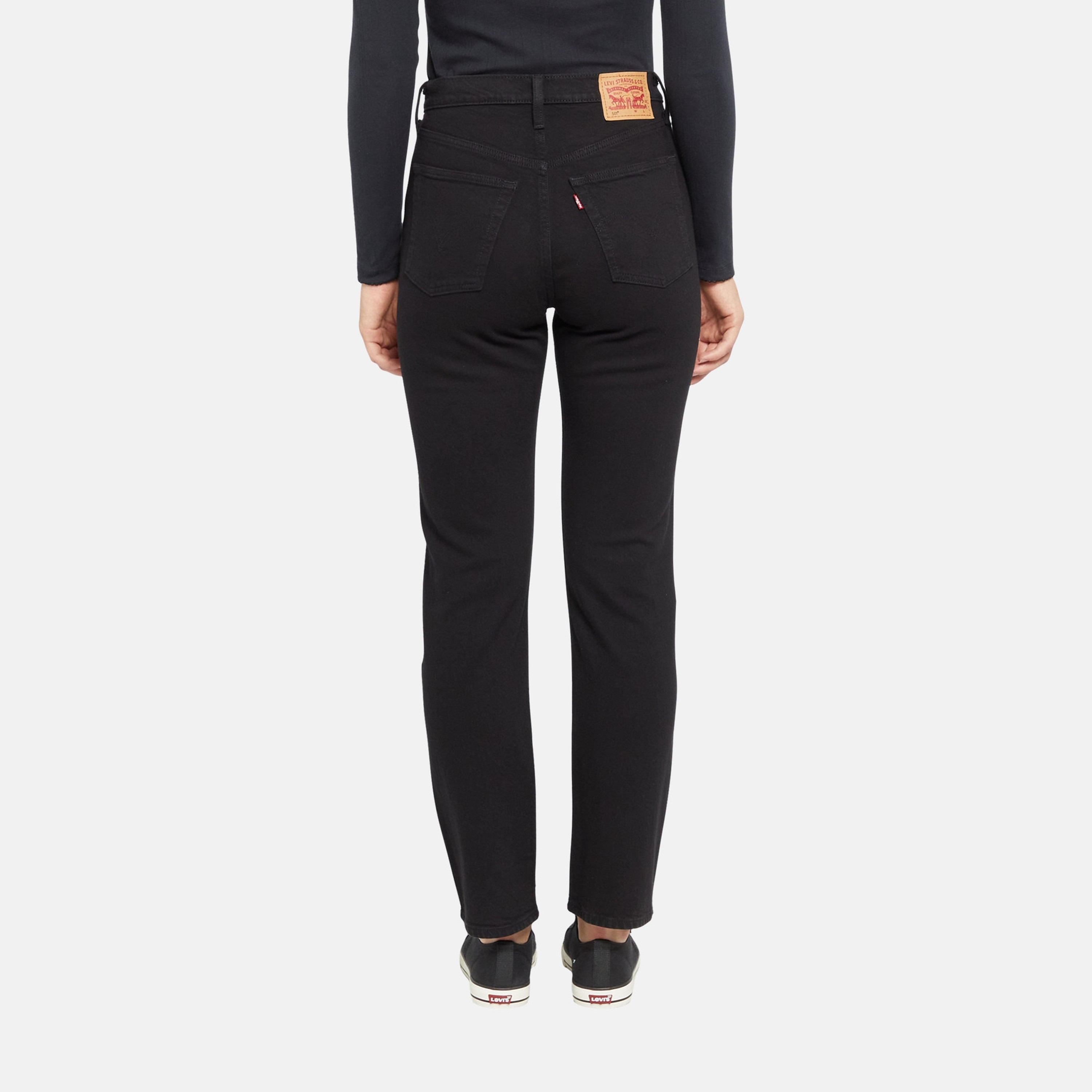 Levi's 501 Boyfriend Fit Black 5-Pocket Women's Jeans Inseam 30-women-clothing-bottoms-jeans-image-4