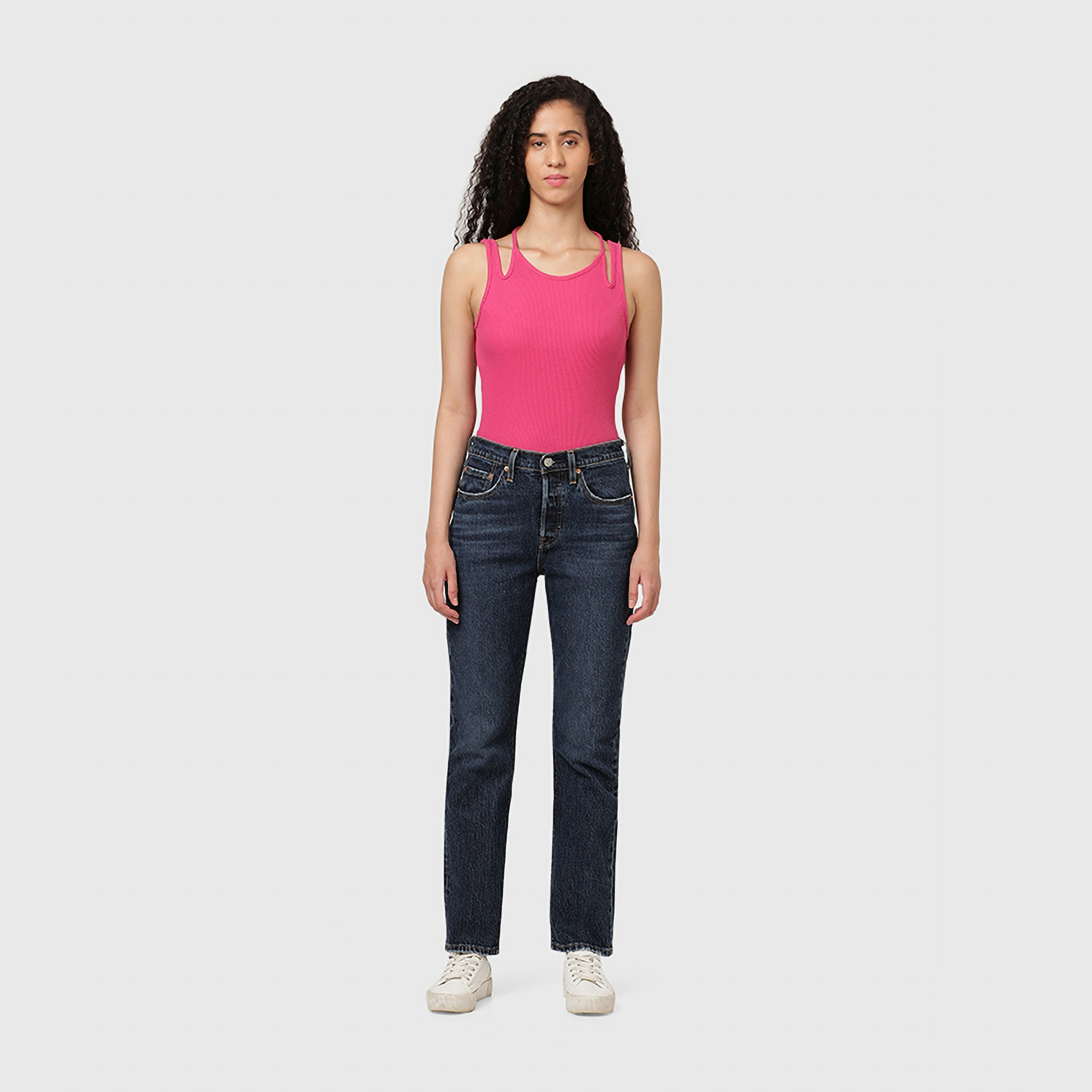 ليفاز 501 بوي فريند، فيت بلو بخمسة جيوب بنطلون نسائي داخلي 30-women-clothing-bottoms-jeans-image-2