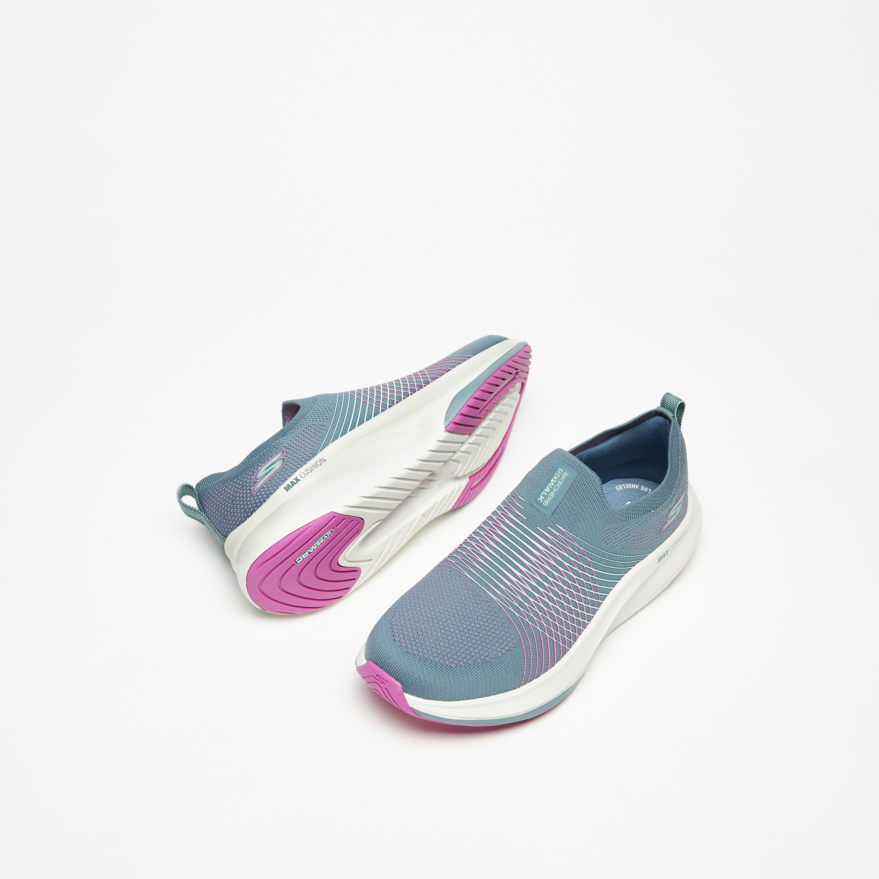 سكيتشرز حذاء مشي جو ووك ماكس ووكر ميموري فوم للنساء 125052-BKW | OE-sports-women-shoes-image-7