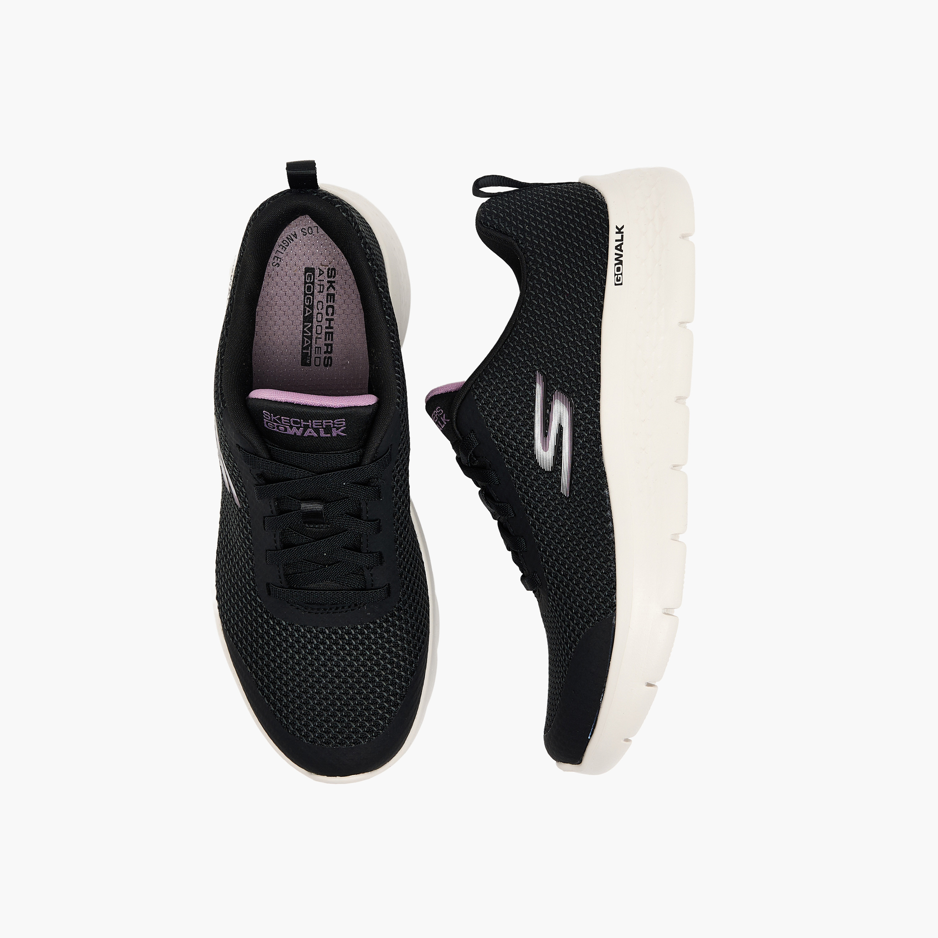 سكيتشرز- حذاء المشي للنساء غو ووك فليكس بانجي برباط 125515 | OE-sports-women-shoes-image-1