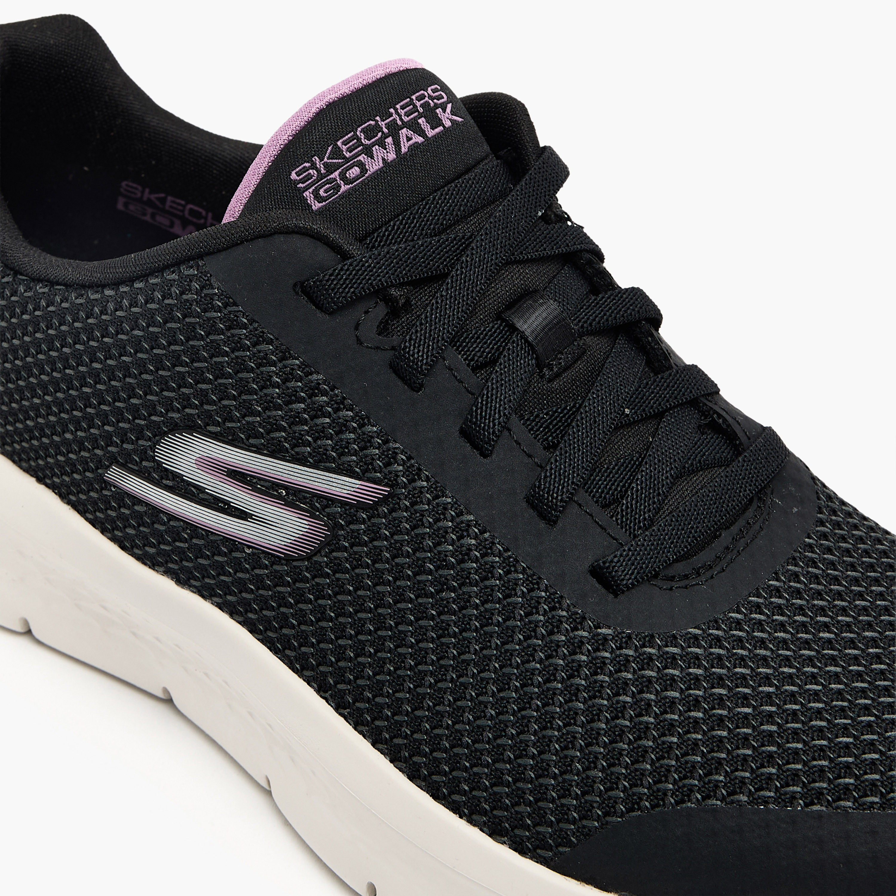 سكيتشرز- حذاء المشي للنساء غو ووك فليكس بانجي برباط 125515 | OE-sports-women-shoes-image-4