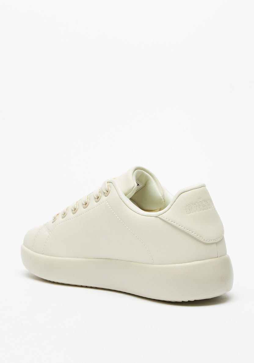 Missy Monotone Sneakers with Lace-Up Closure-Women%27s Sneakers-image-1