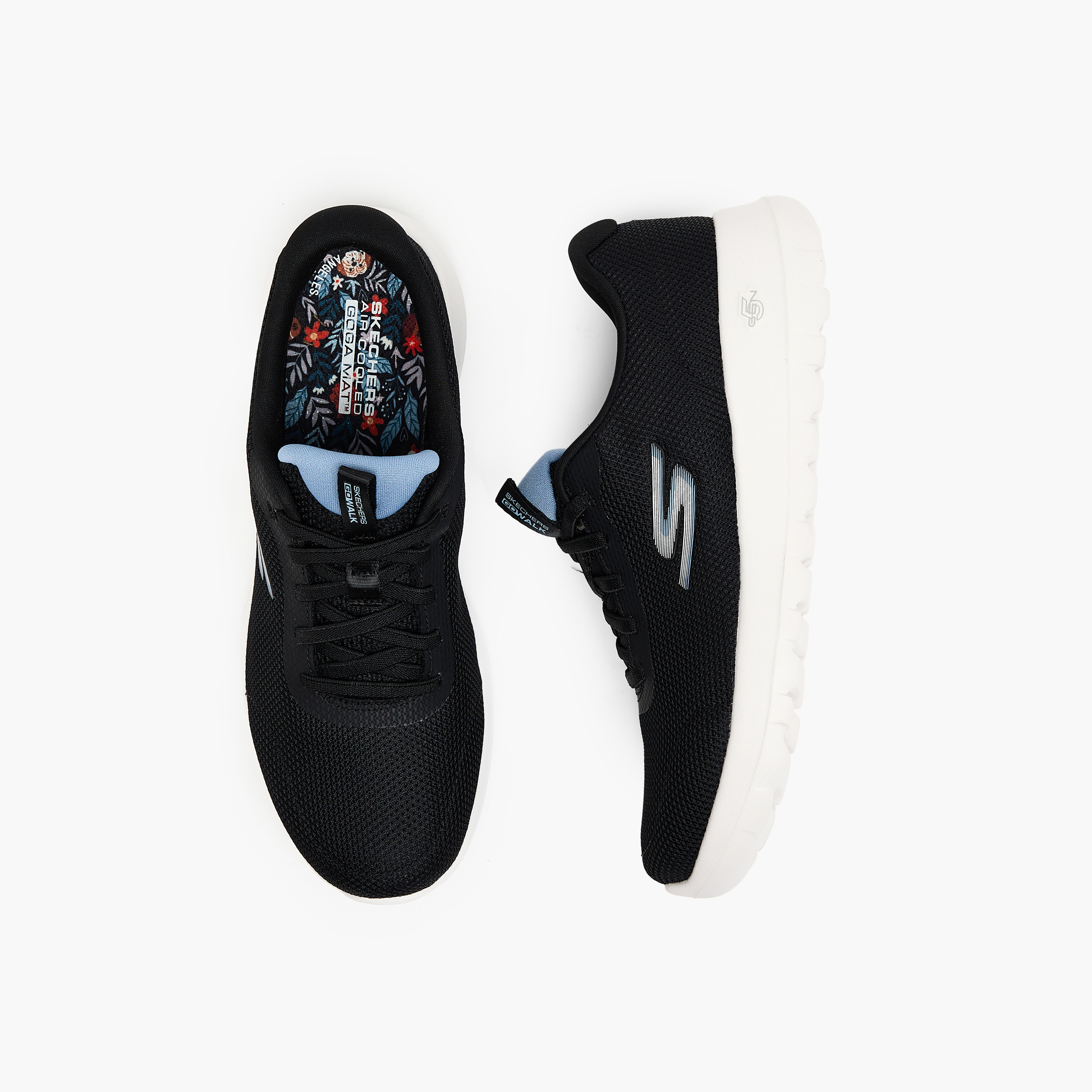 سكيتشرز- حذاء المشي للنساء غو ووك جوي بانجي برباط 125710 | OE-sports-women-shoes-image-1