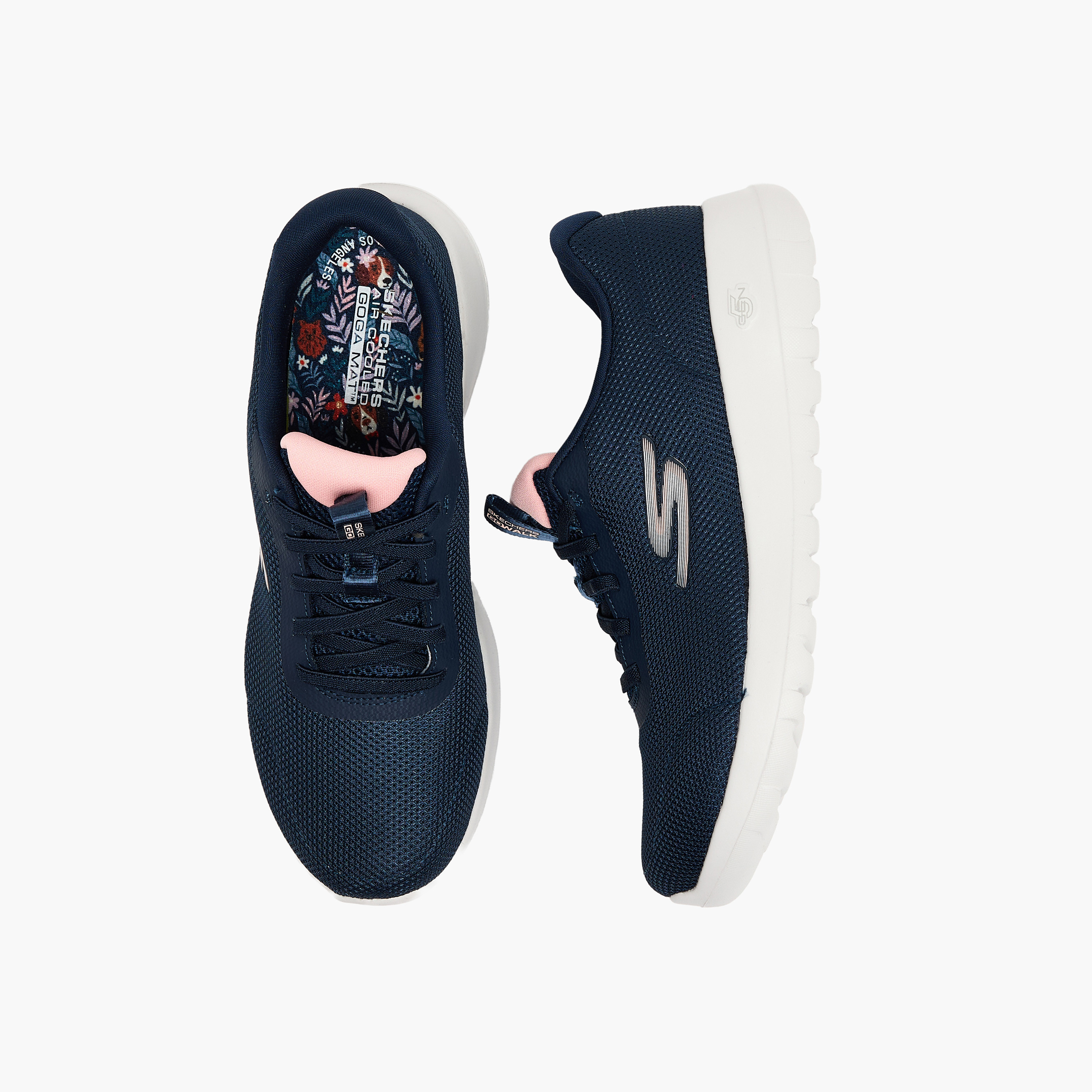 سكيتشرز- حذاء المشي للنساء غو ووك جوي بانجي برباط 125710 | OE-sports-women-shoes-image-8