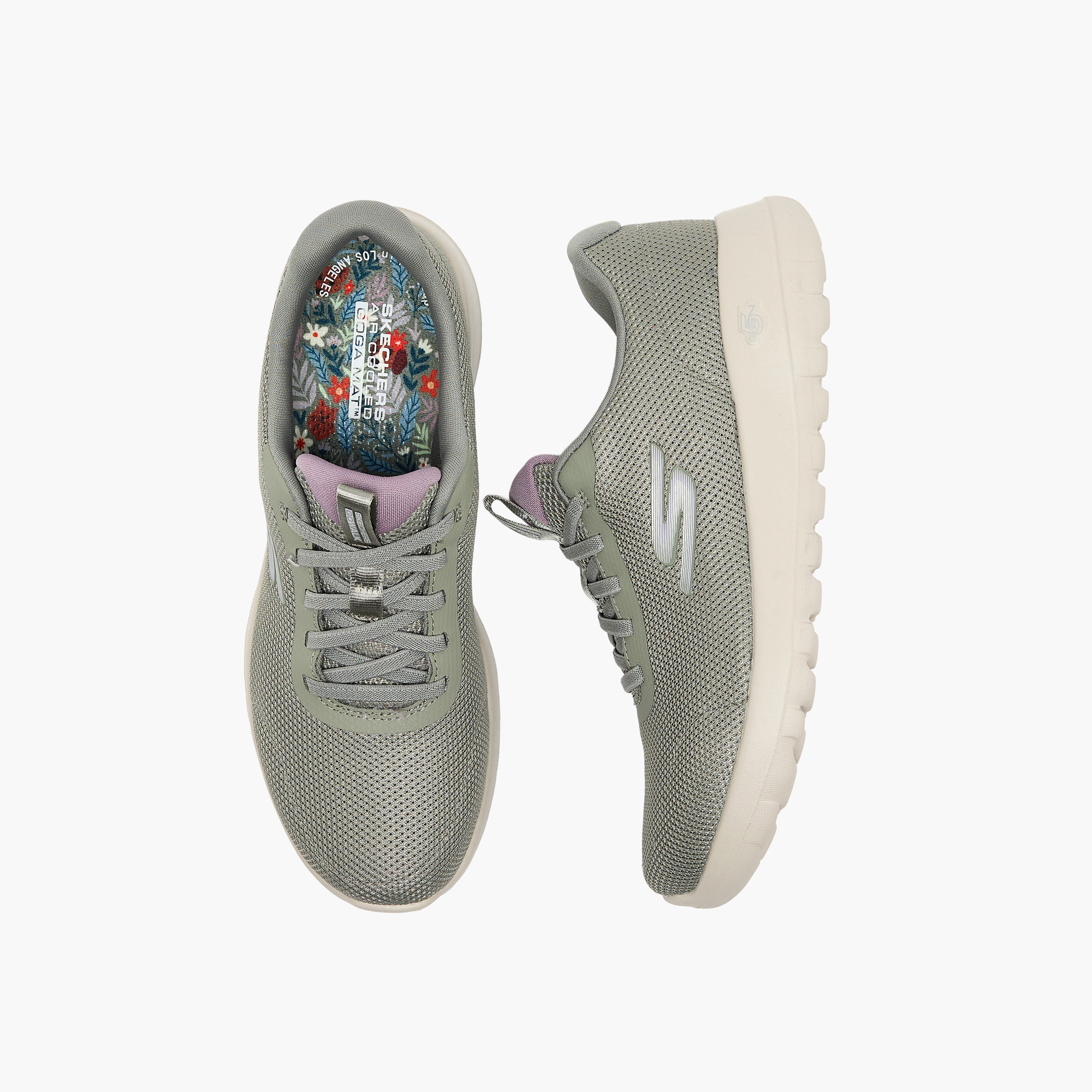 سكيتشرز- حذاء المشي للنساء غو ووك جوي بانجي برباط 125710 | OE-sports-women-shoes-image-10
