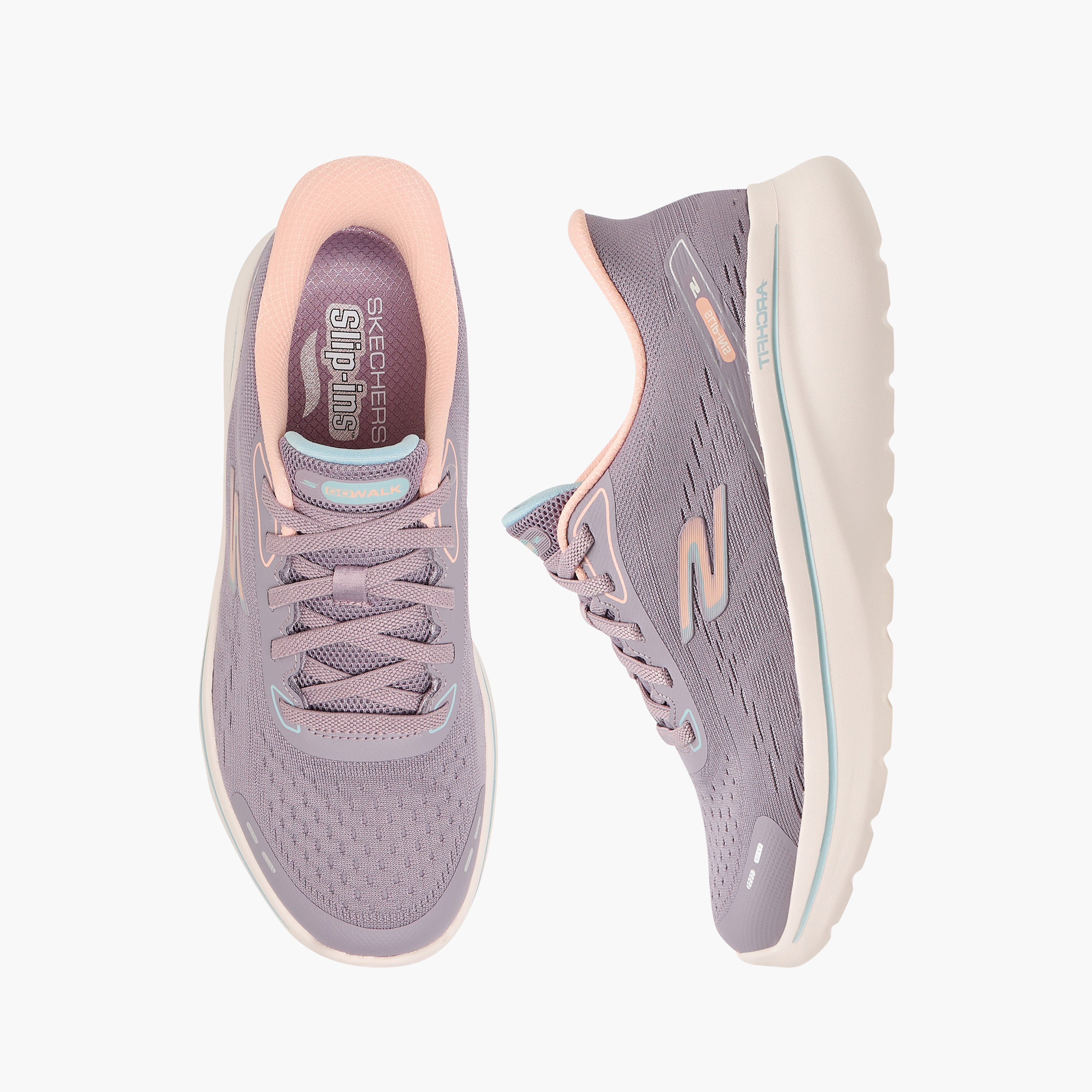 سكيتشرز- حذاء المشي للنساء غو ووك آرك فيت ان-جوي بانجي برباط 125840 | OE-sports-women-shoes-image-1