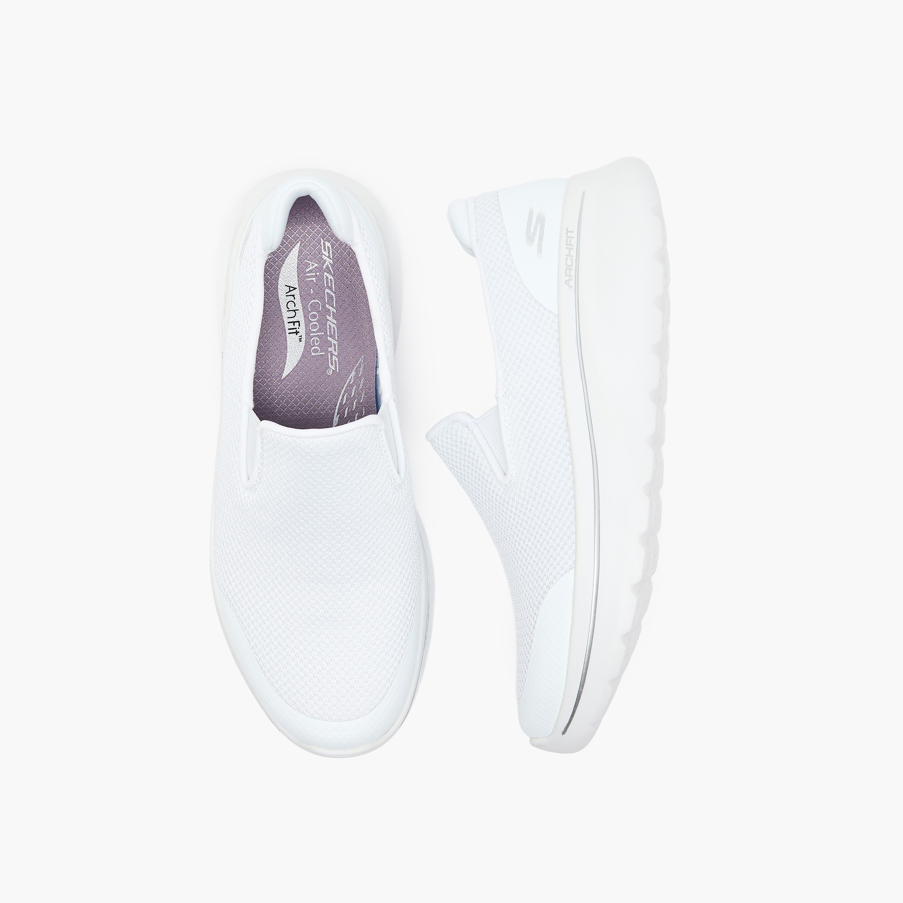 Skechers Women's Go Walk Arch Fit N-Joy Slip-On Walking Shoes 125841 | OE-sports-women-shoes-image-1