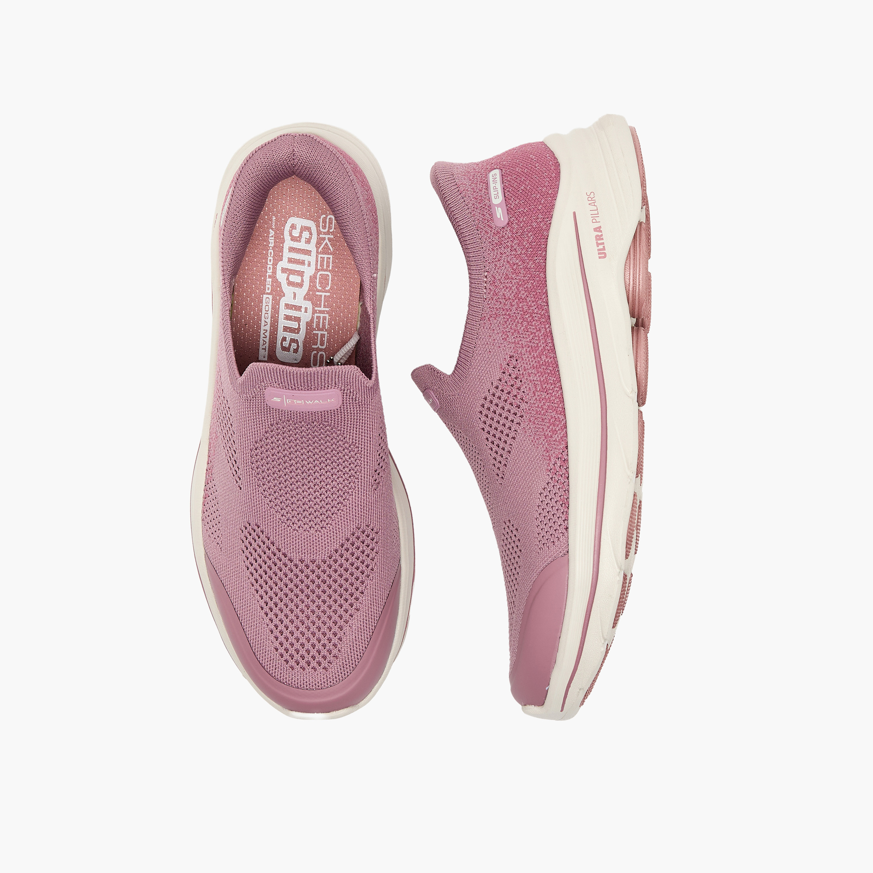سكيتشرز- حذاء المشي للنساء غو ووك 8 سهل الارتداء 125926 | OE-sports-women-shoes-image-1