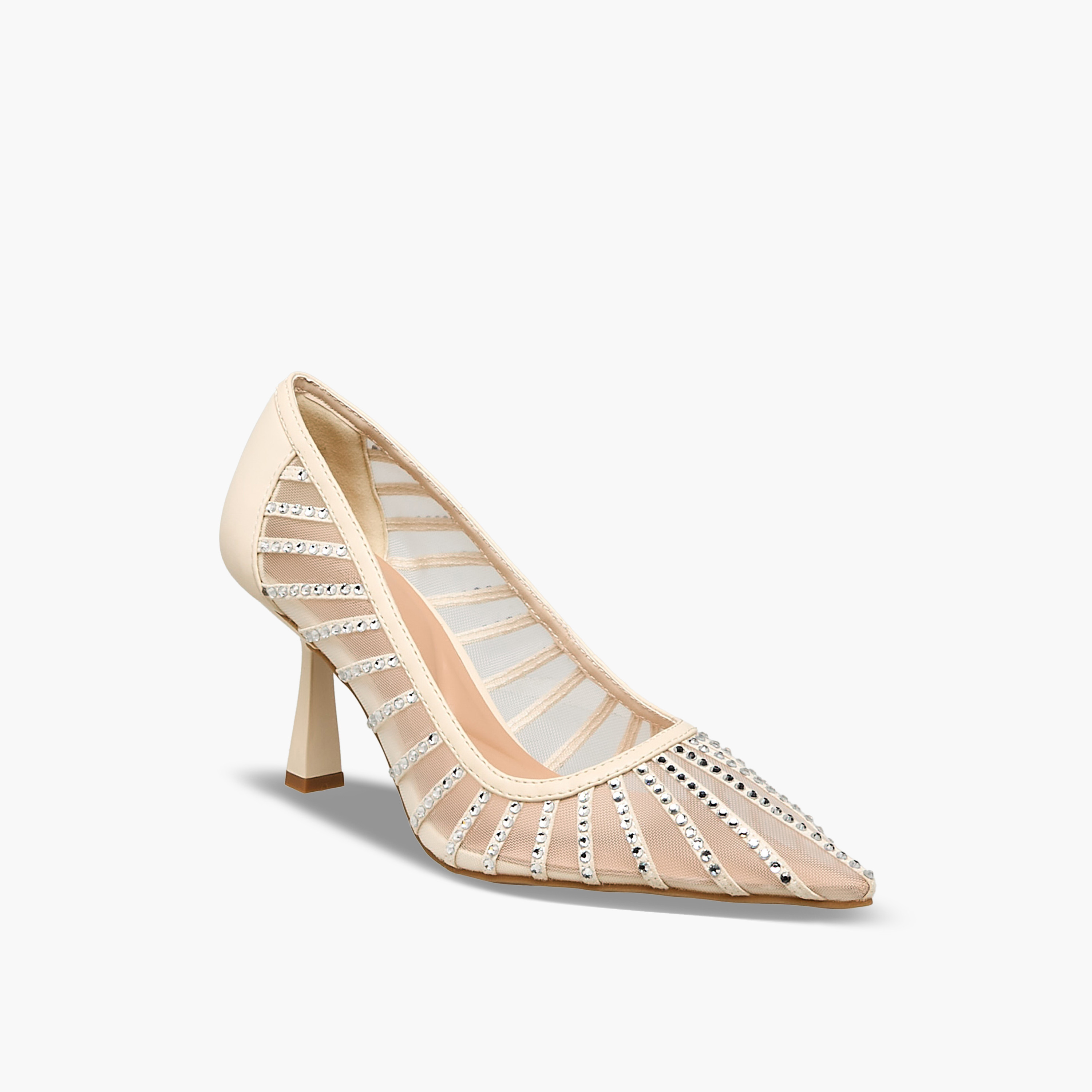 حذاء بومب شبكي مزين بكعب ستيليتو للنساء من سيليست-women-shoes-heels-image-3