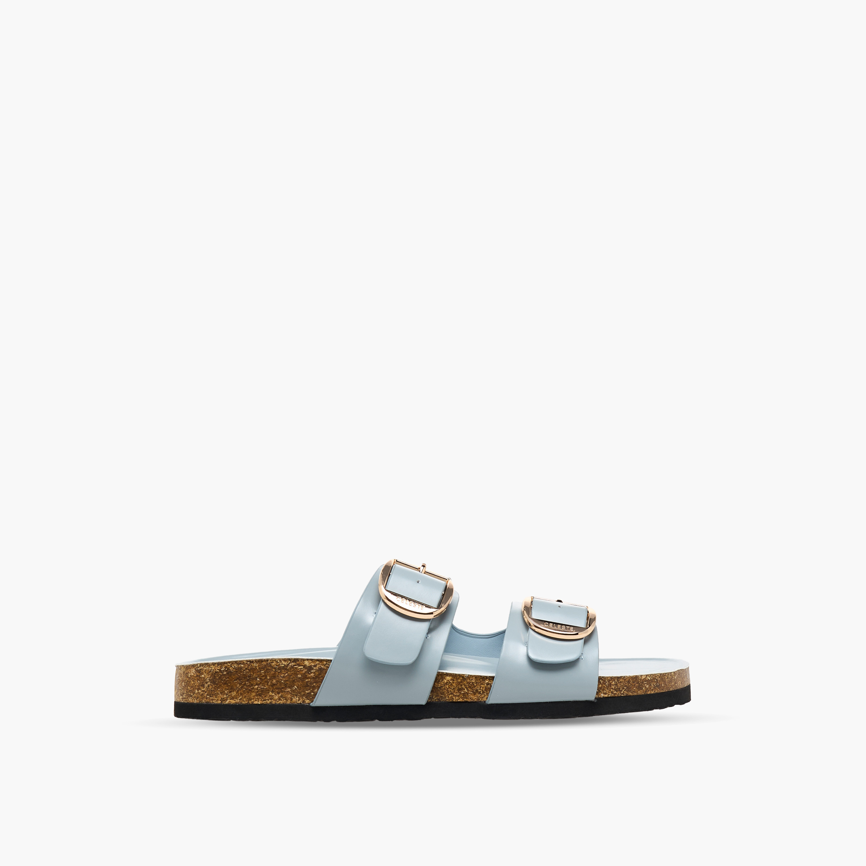 صندل سهل الارتداء بتفاصيل إبزيم للنساء من سيليست-women-shoes-sandals-flats-image-2