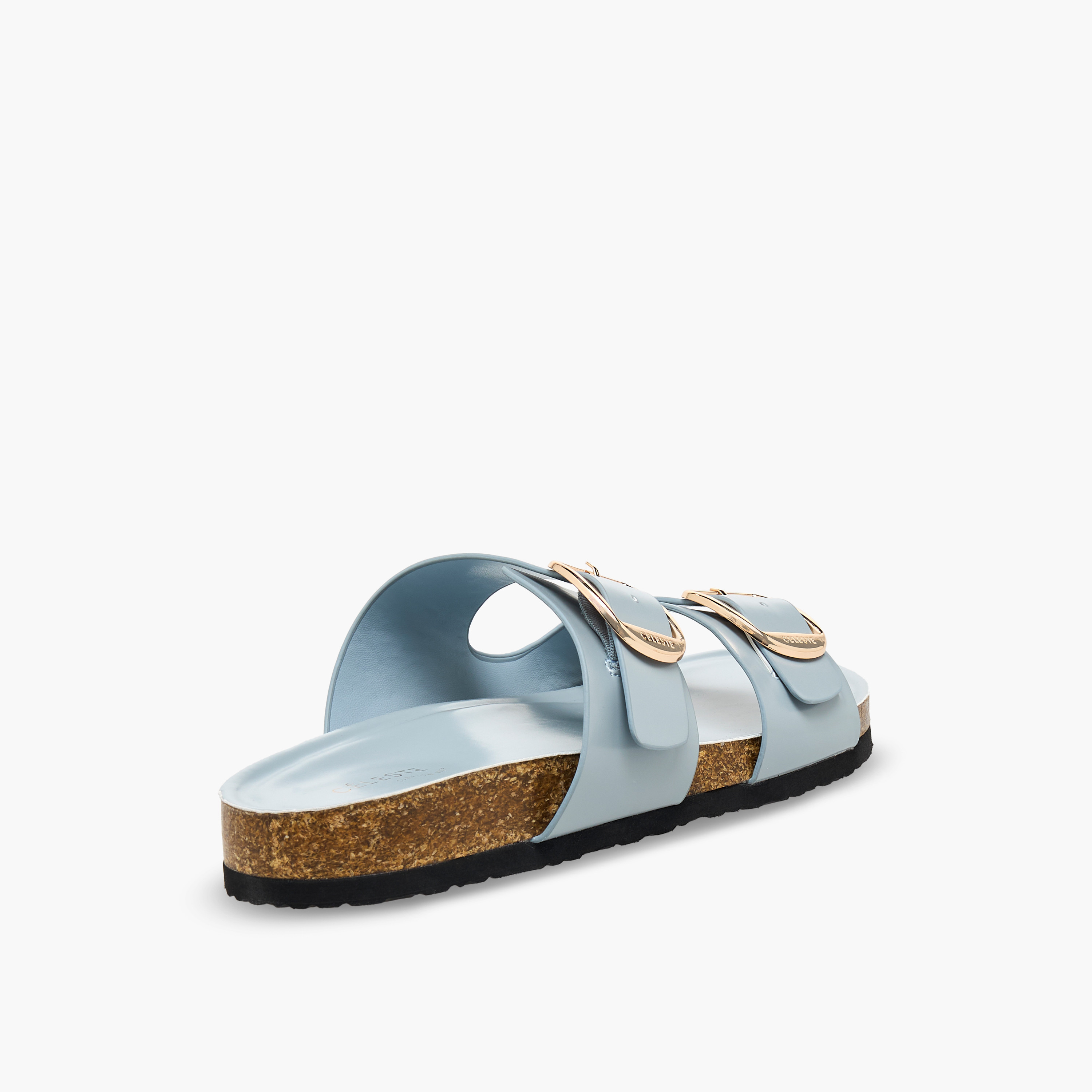 صندل سهل الارتداء بتفاصيل إبزيم للنساء من سيليست-women-shoes-sandals-flats-image-4