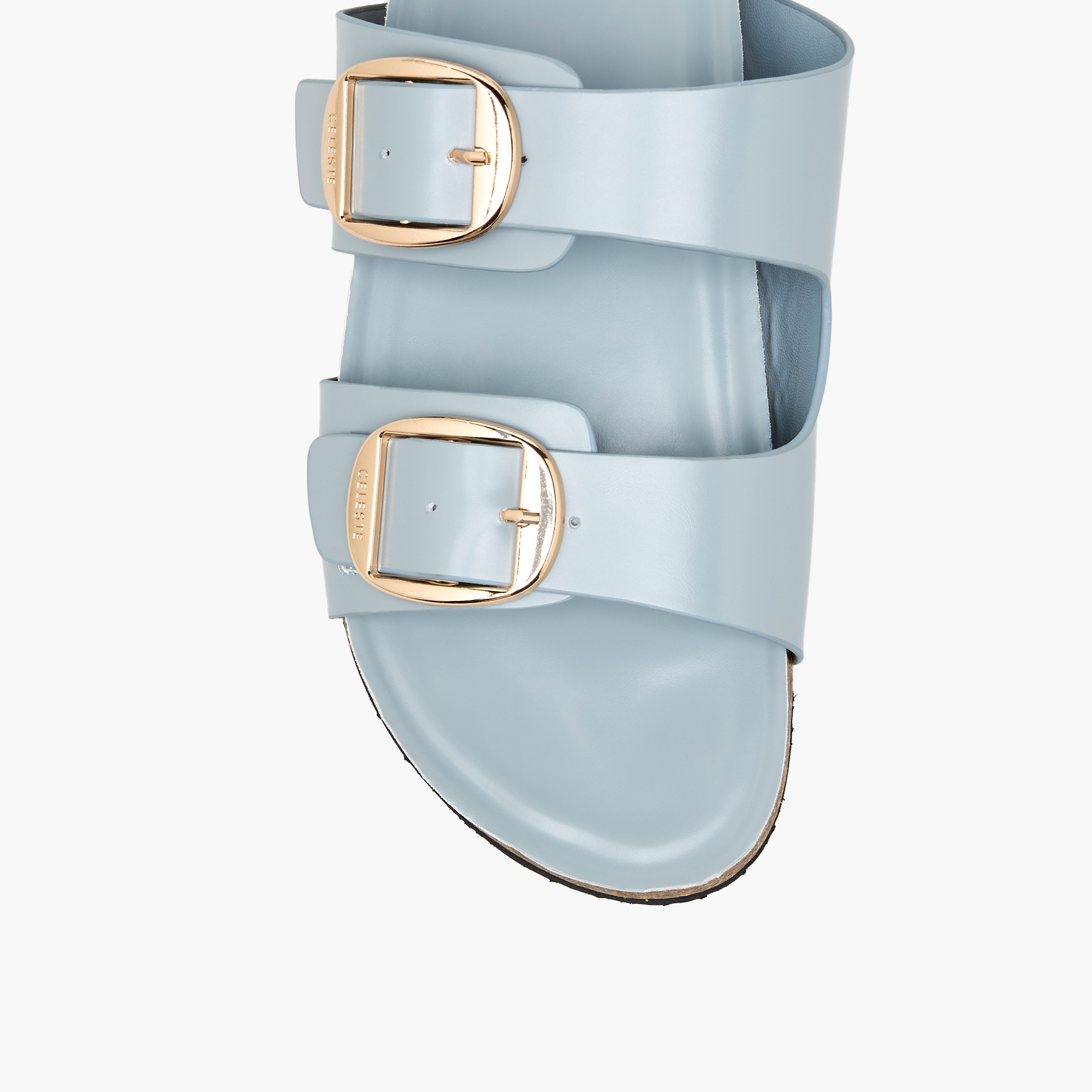 صندل سهل الارتداء بتفاصيل إبزيم للنساء من سيليست-women-shoes-sandals-flats-image-6