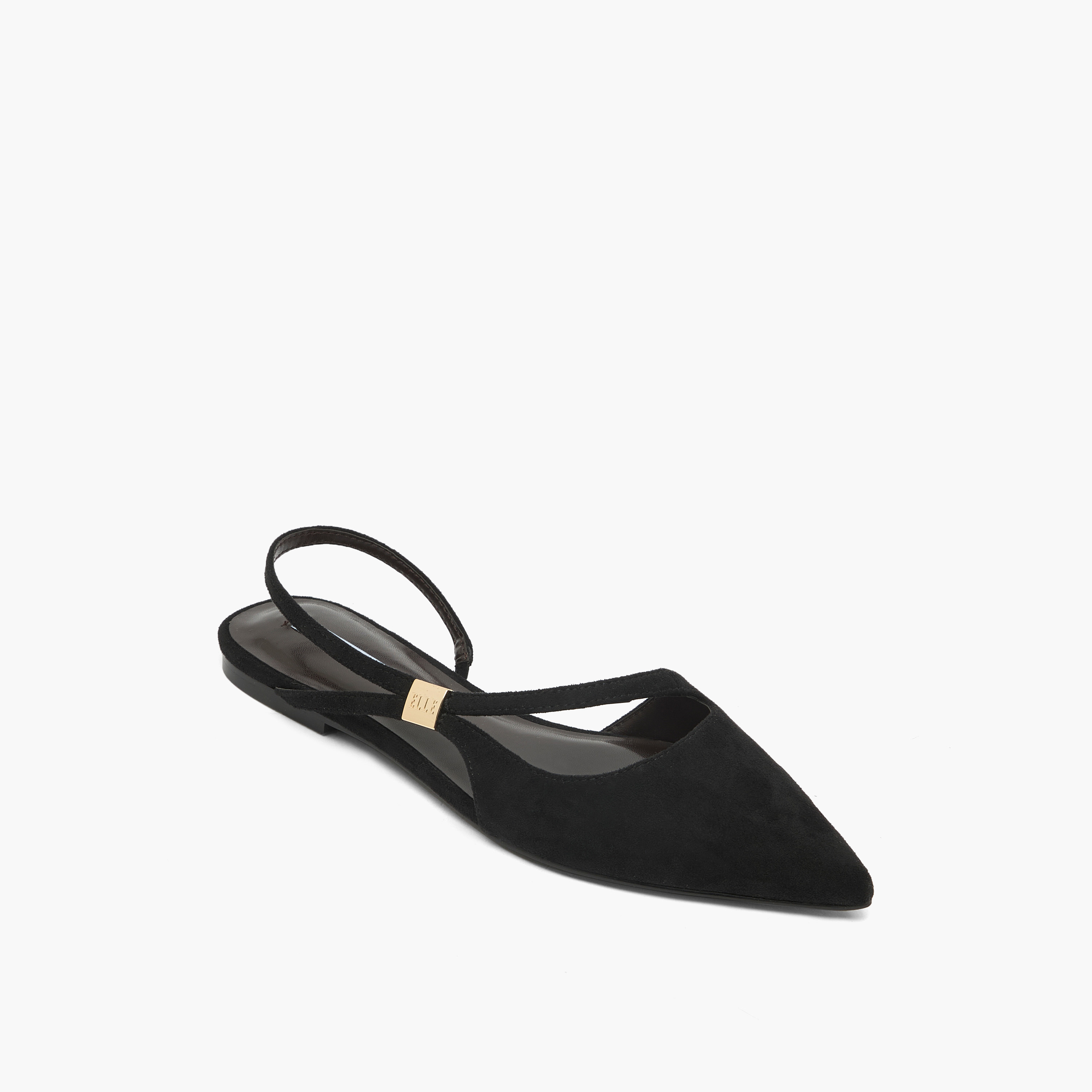 حذاء بمقدمة مدببة وحزام خلفي للنساء من إيل-women-shoes-ballerinas-image-2