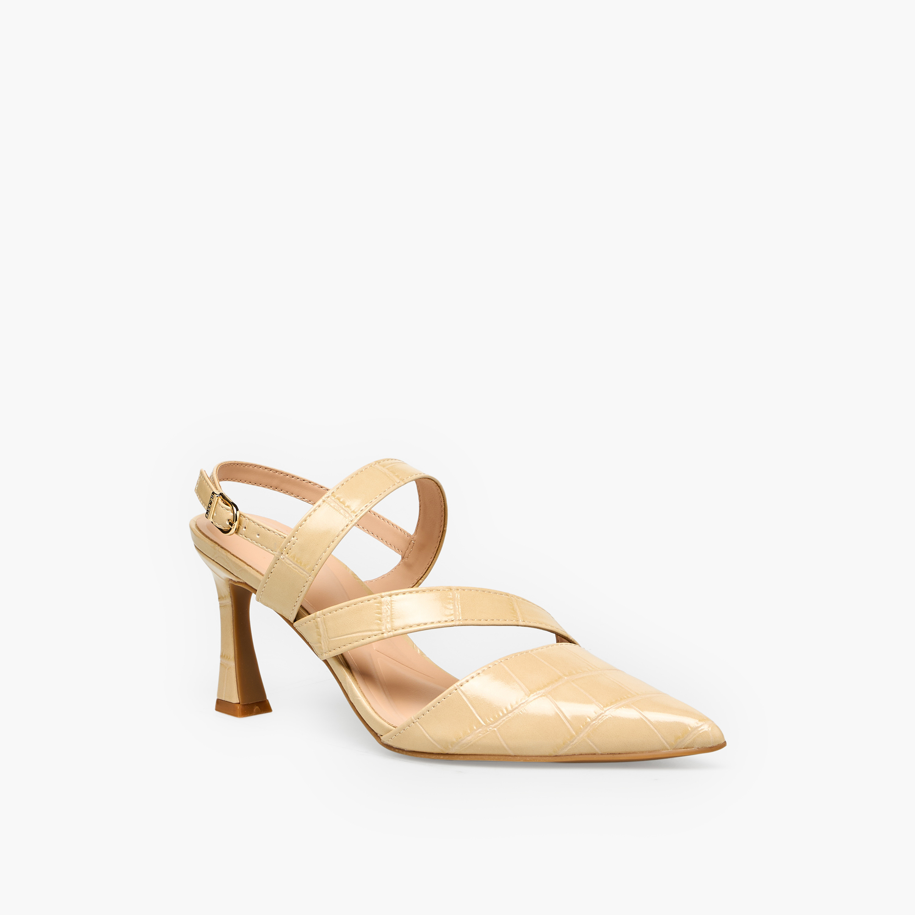 صندل بكعب ستيليتو ومقدمة مدببة بارزة الملمس من سيليست-women-shoes-sandals-heeled-image-2