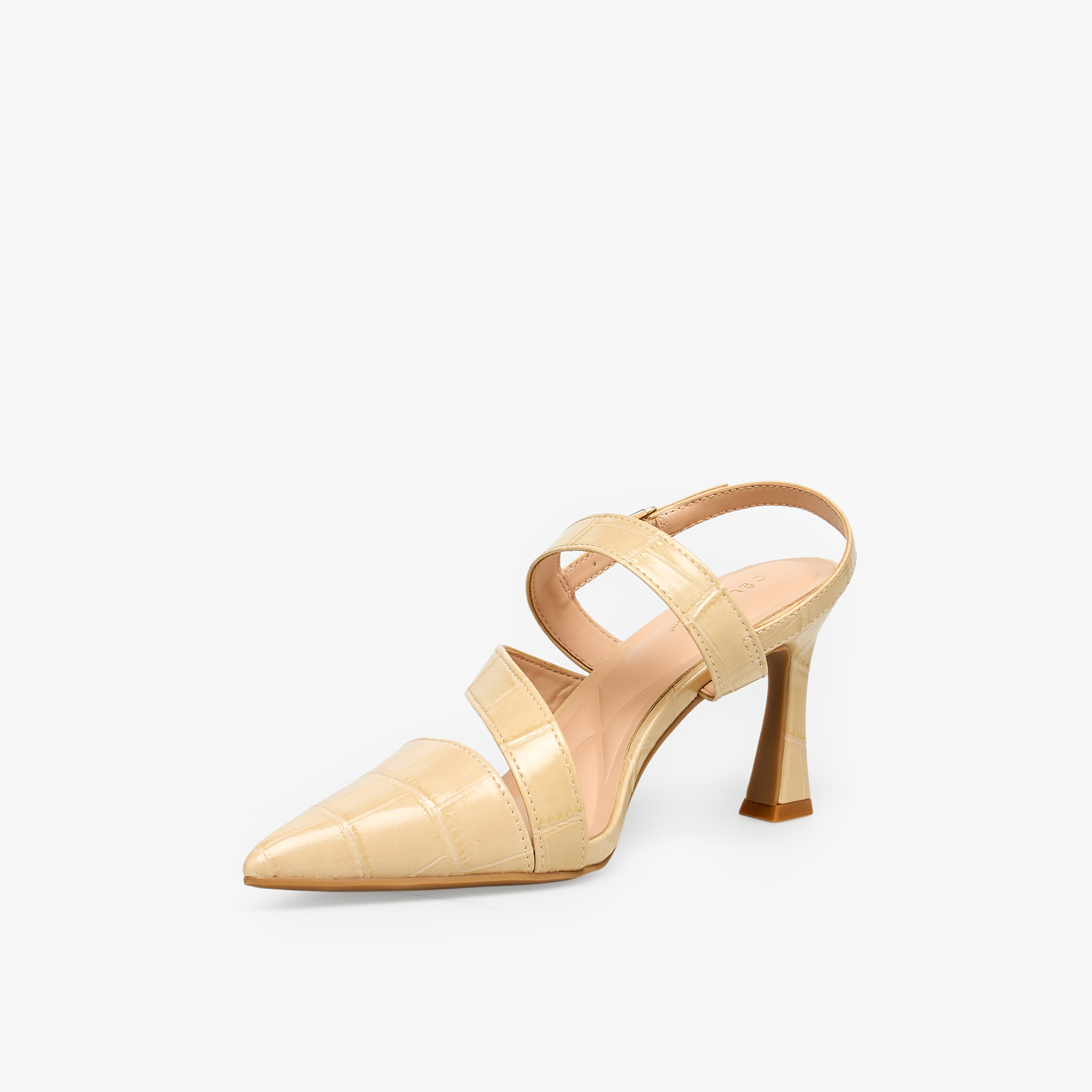 صندل بكعب ستيليتو ومقدمة مدببة بارزة الملمس من سيليست-women-shoes-sandals-heeled-image-4