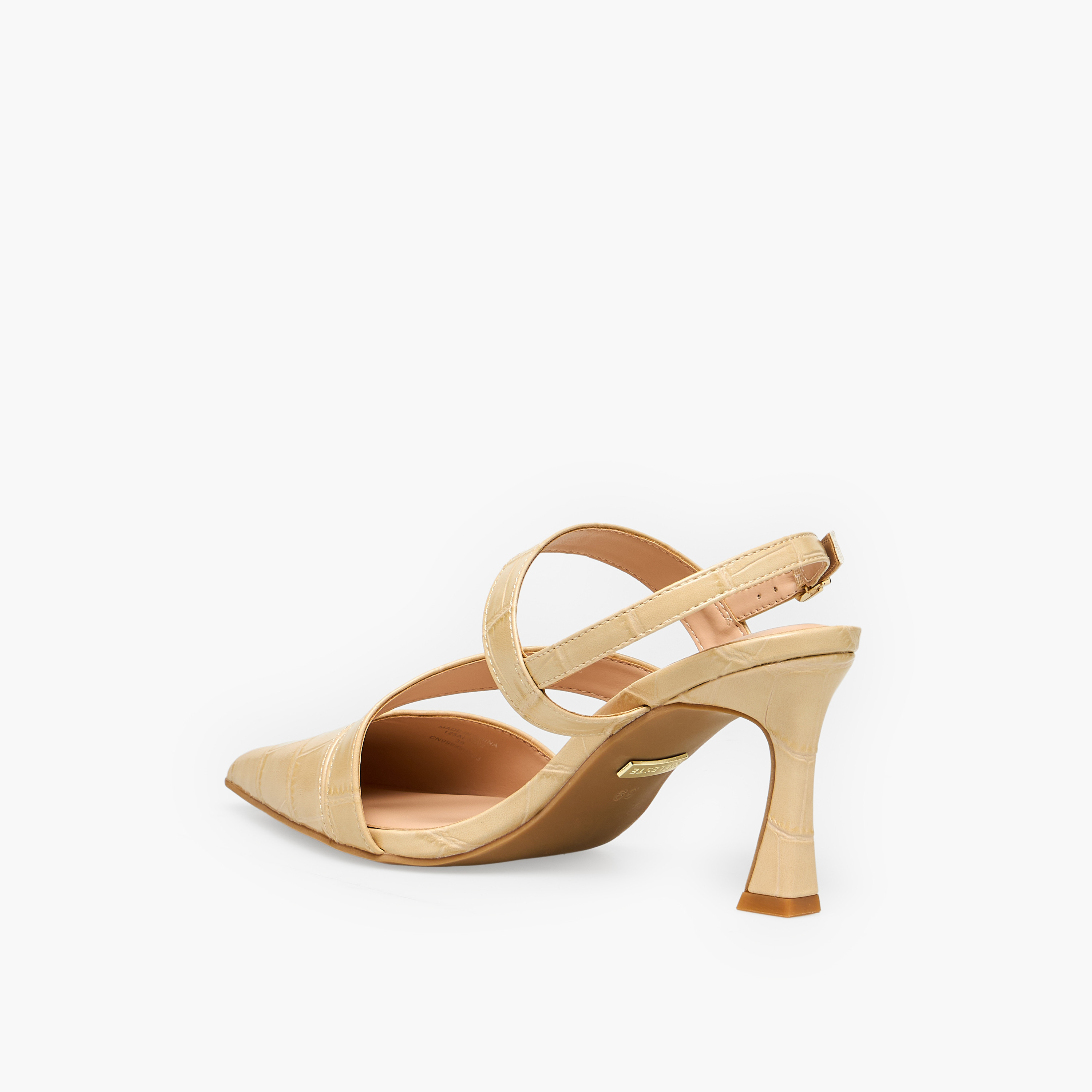 صندل بكعب ستيليتو ومقدمة مدببة بارزة الملمس من سيليست-women-shoes-sandals-heeled-image-5