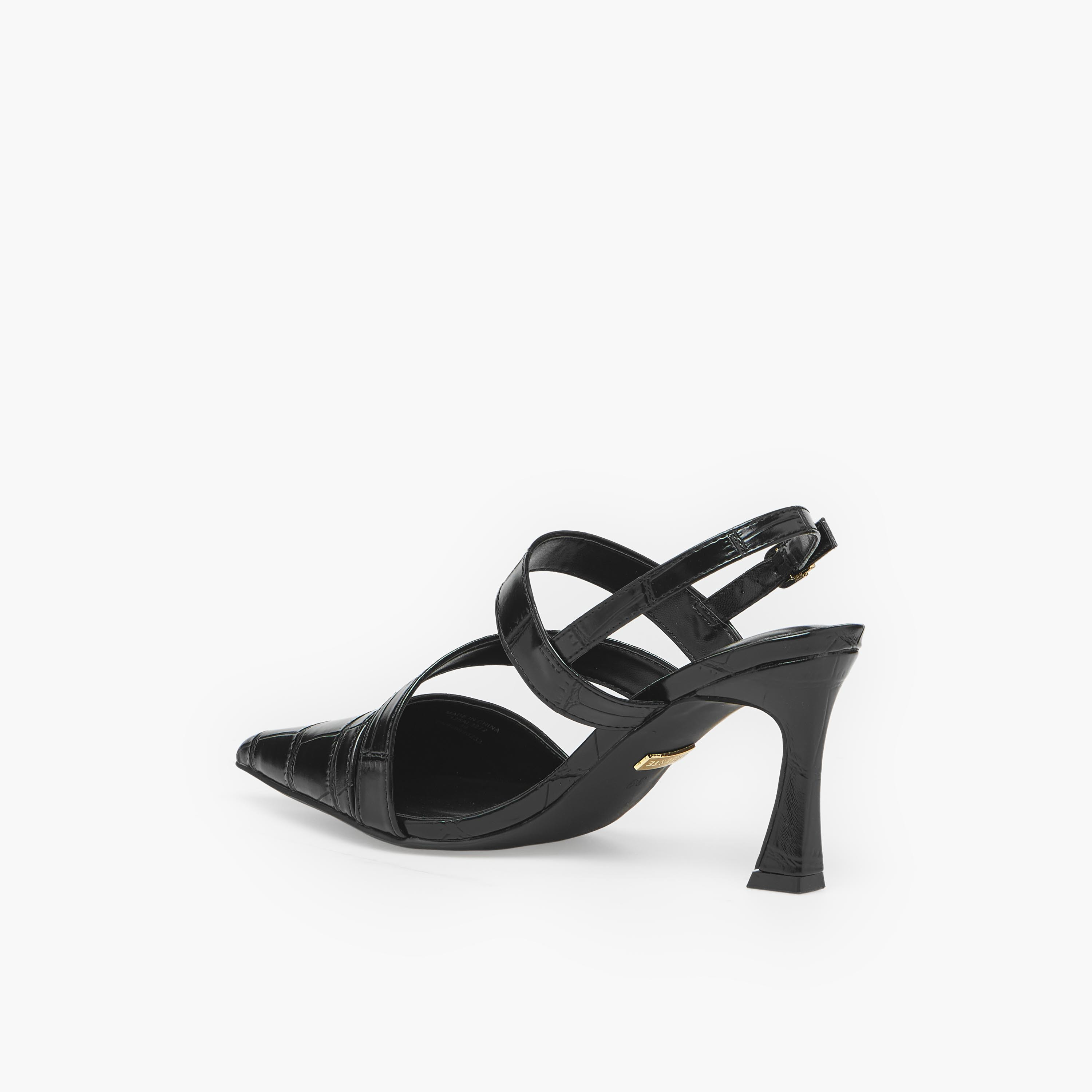 صندل بكعب ستيليتو ومقدمة مدببة بارزة الملمس من سيليست-women-shoes-sandals-heeled-image-5