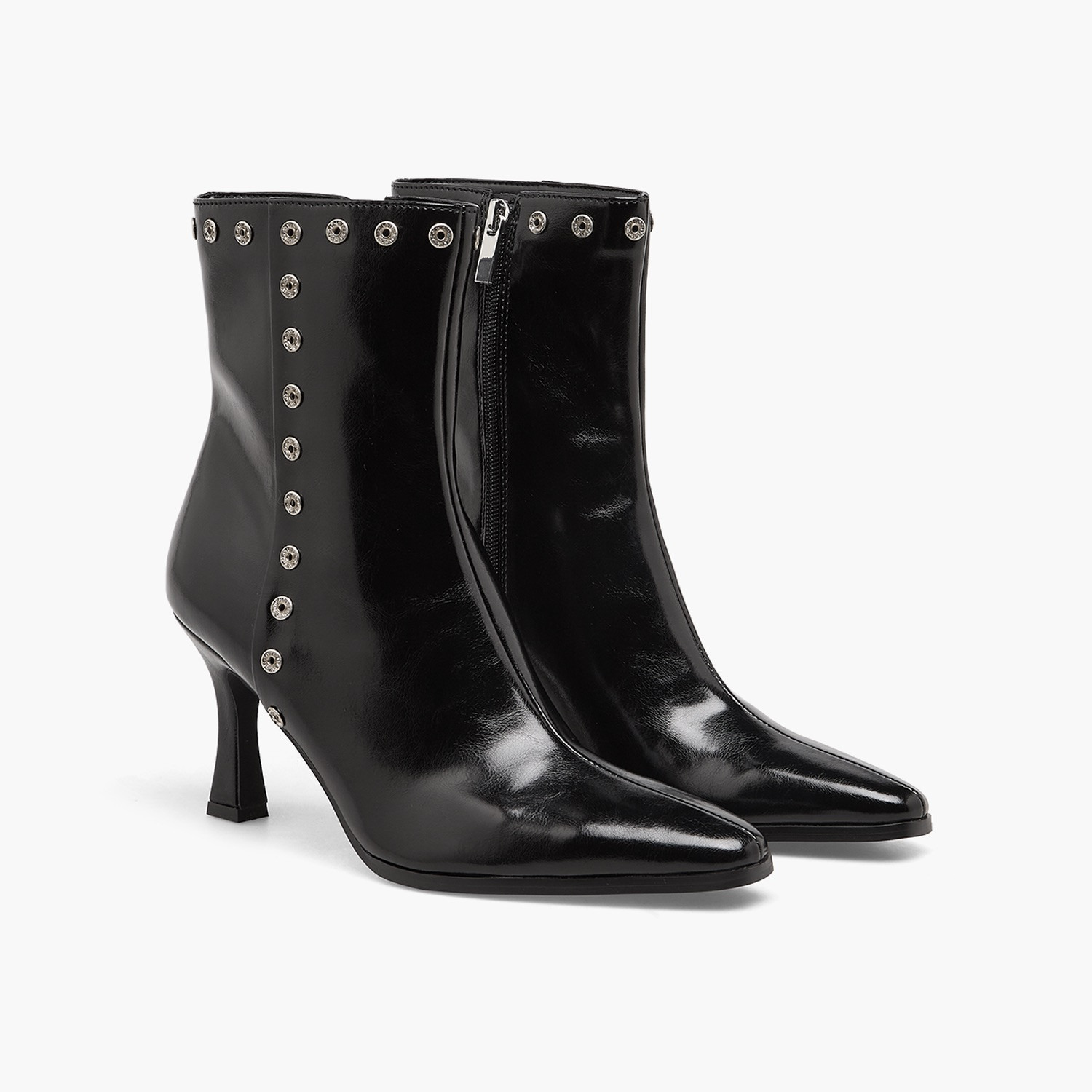 Celeste Women Studded Stiletto Heel Ankle Boots-women-shoes-boots-image-1