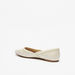 Celeste Women's Textured Point Toe Ballerina Shoes-Women%27s Ballerinas-thumbnailMobile-1