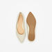 Celeste Women's Textured Point Toe Ballerina Shoes-Women%27s Ballerinas-thumbnail-4