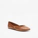 Celeste Women's Textured Point Toe Ballerina Shoes-Women%27s Ballerinas-thumbnailMobile-0