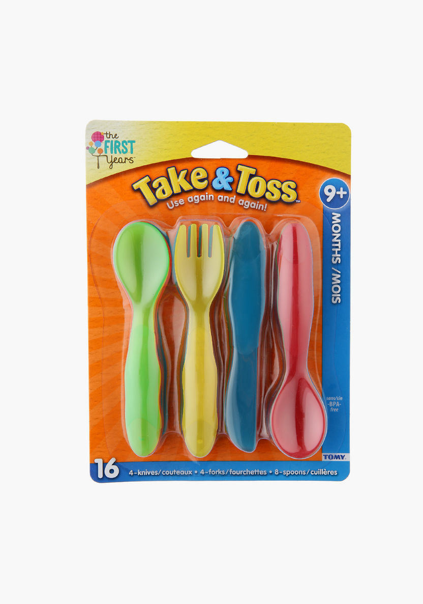 The First Years Take and Toss Feeding Spoon Set-Mealtime Essentials-image-0