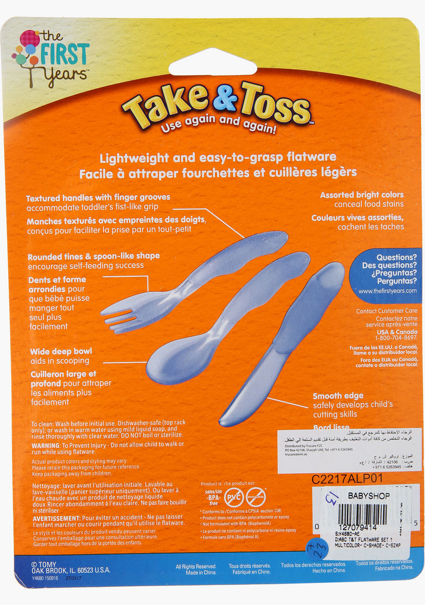 The First Years Take and Toss Feeding Spoon Set-Mealtime Essentials-image-1