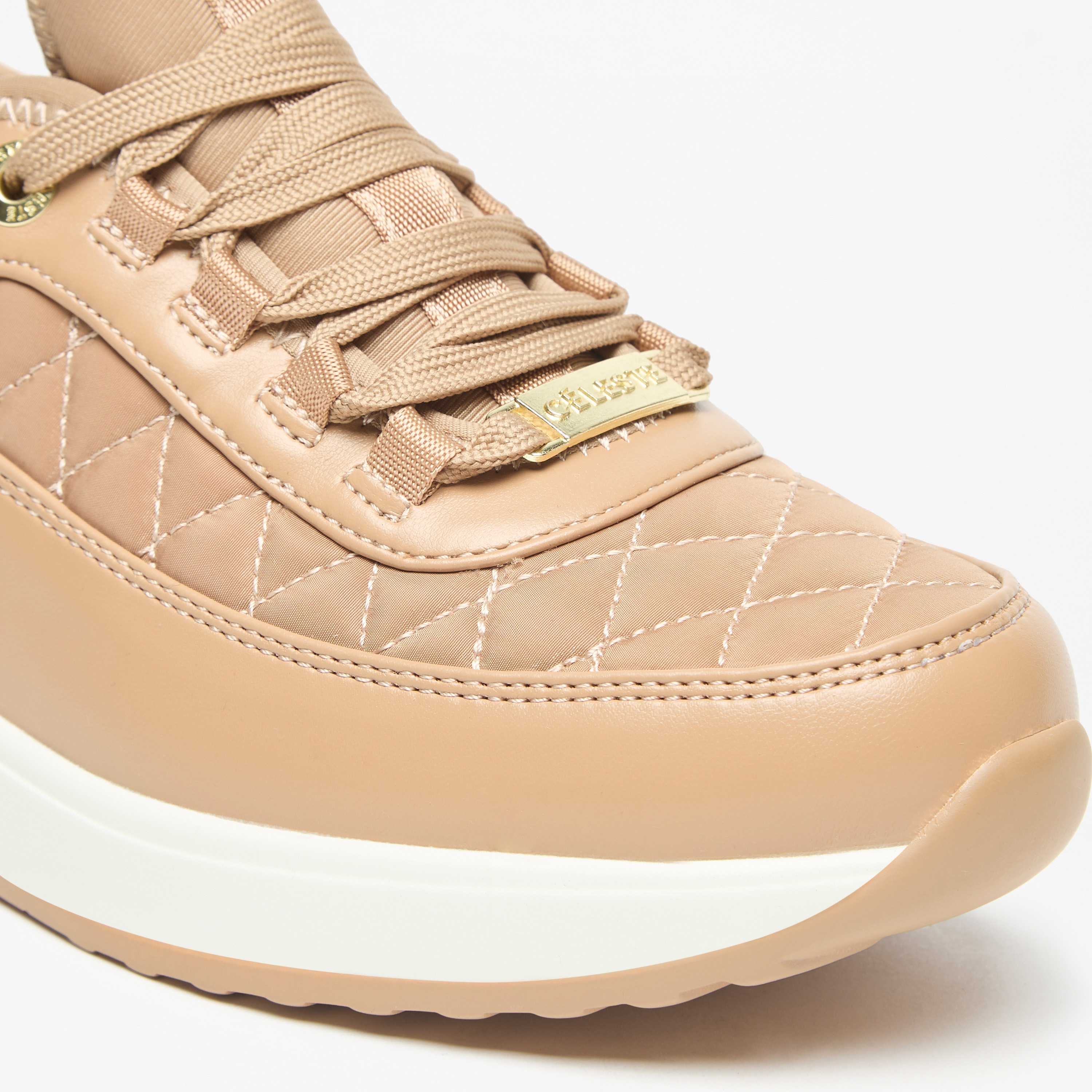 Celeste Women's Quilted Sneakers with Lace-Up Closure-women-shoes-sneakers-image-15