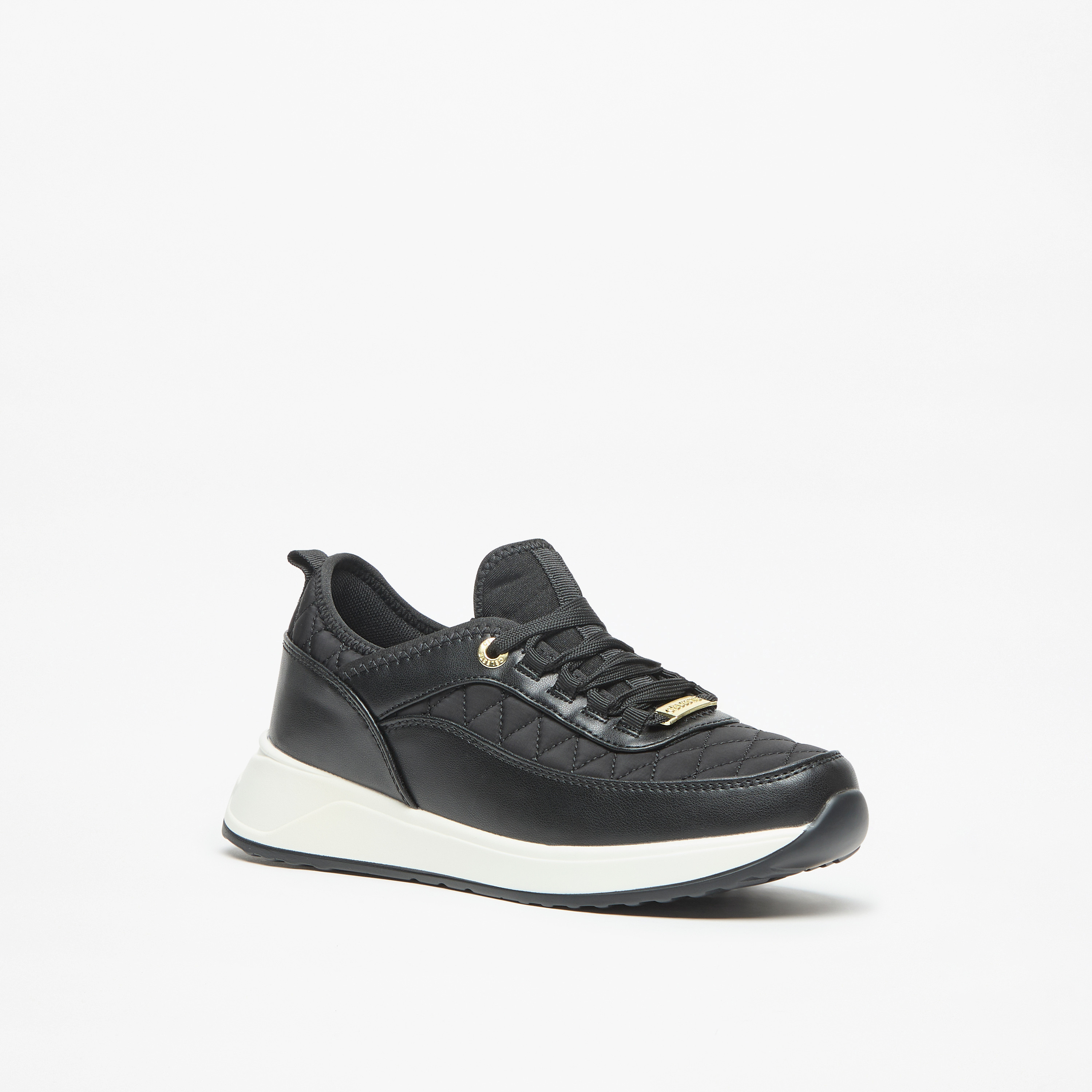 Celeste Women's Quilted Sneakers with Lace-Up Closure-women-shoes-sneakers-image-6