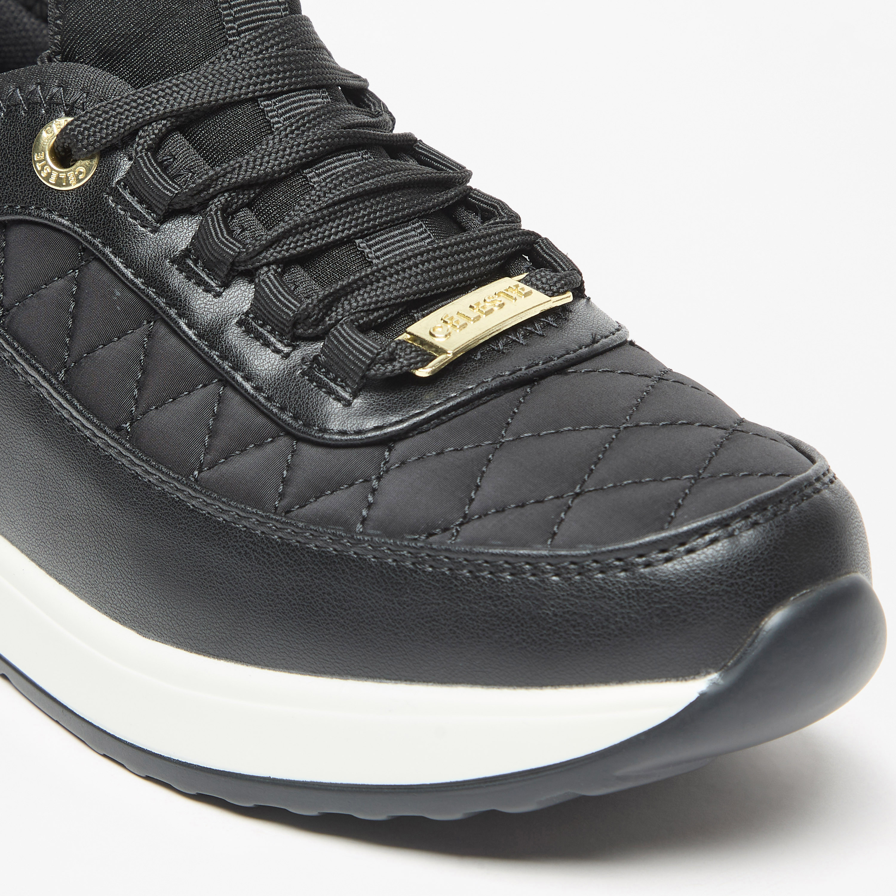 Celeste Women's Quilted Sneakers with Lace-Up Closure-women-shoes-sneakers-image-10