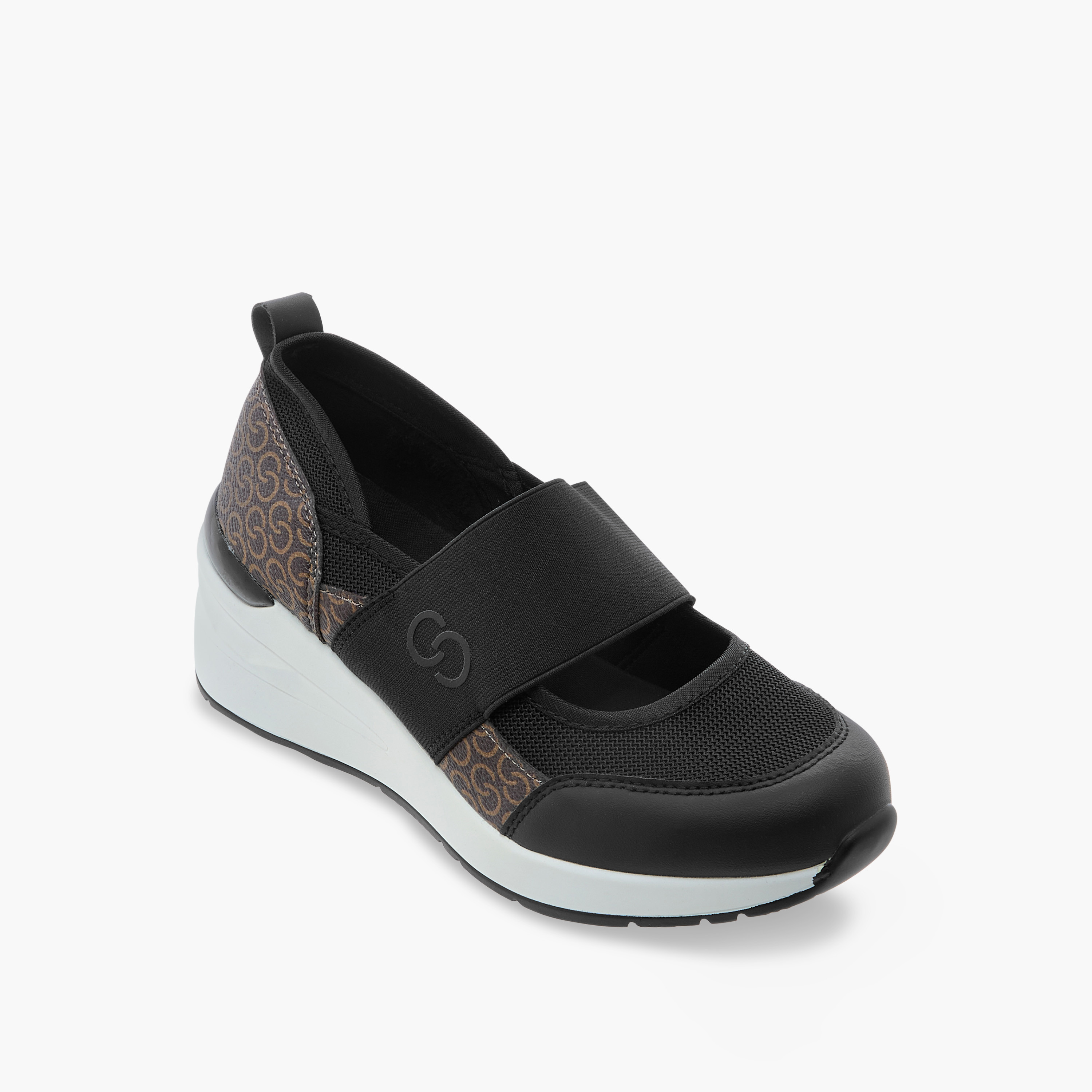 حذاء سنيكرز سهل الارتداء بكعب ويدج وطبعات مونوجرام للنساء من سيليست-women-shoes-sneakers-image-2