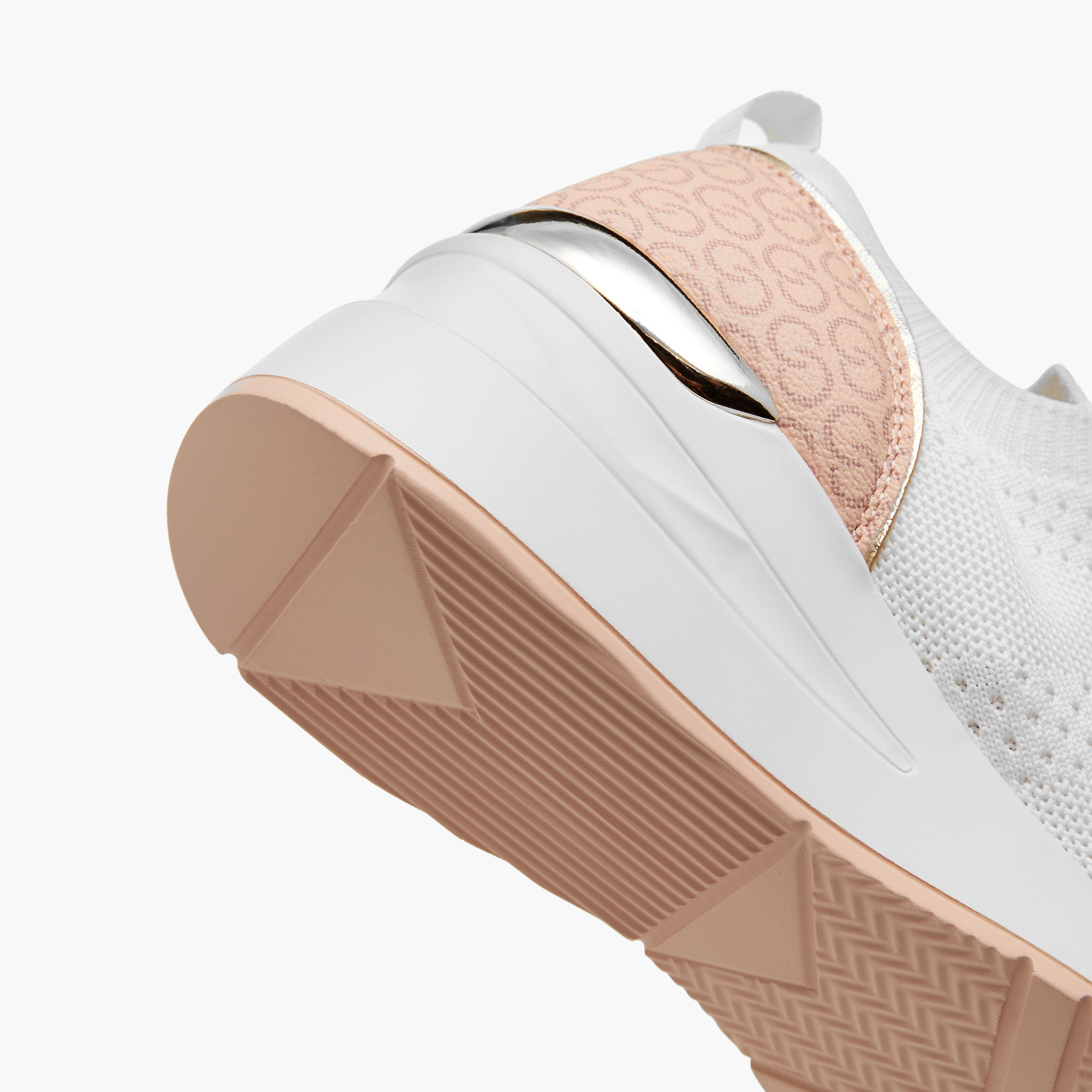 Celeste Women's Monogram Print Lace-Up Sneakers with Wedge Heel-women-shoes-sneakers-image-5