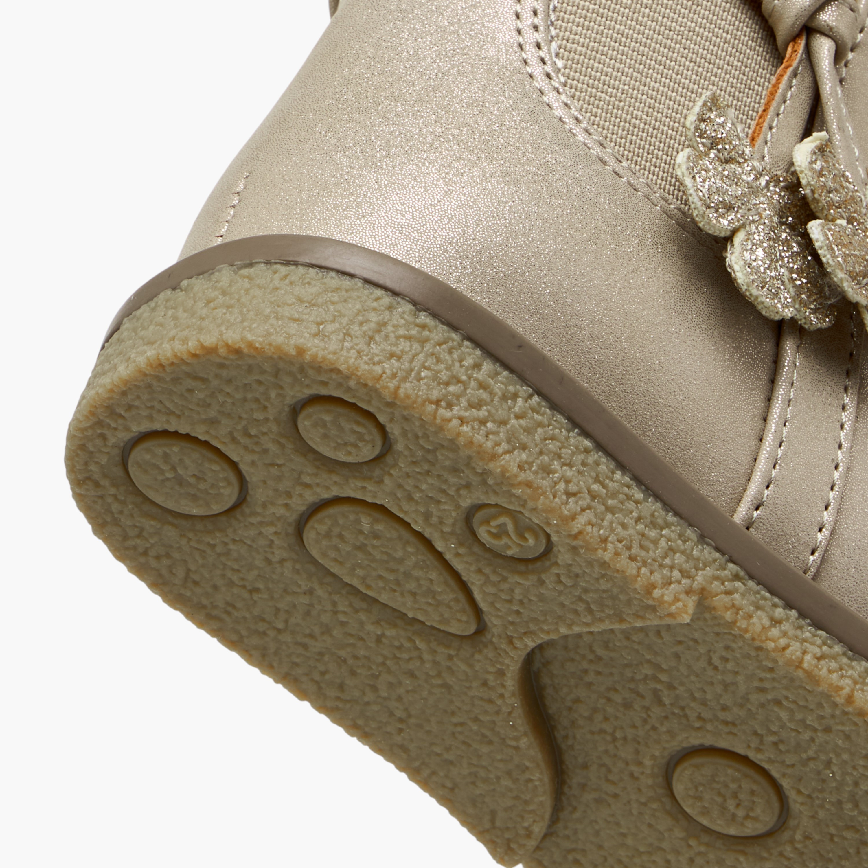 Juniors Solid Ankle Boots with Zip Closure-girls-shoes-boots-image-5