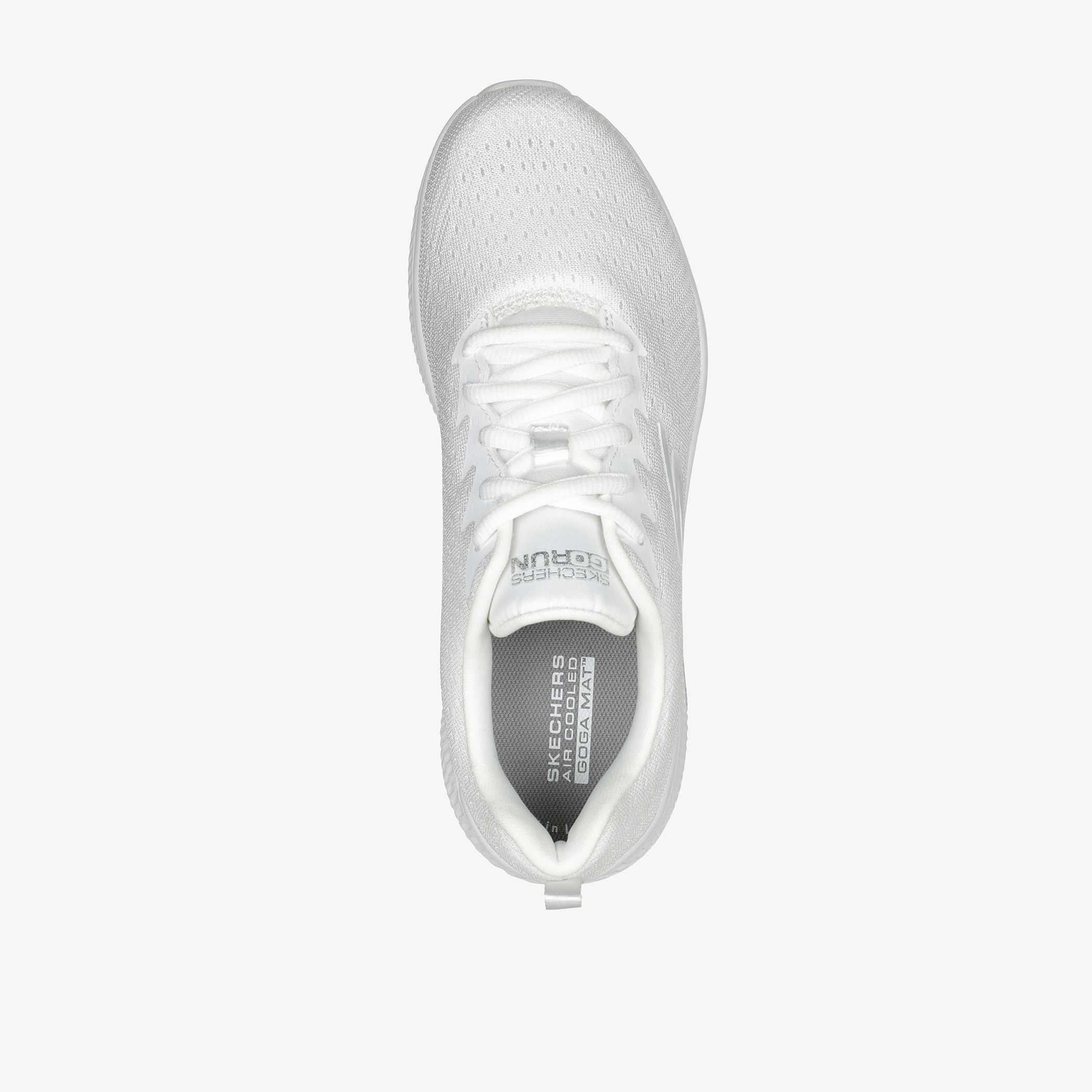 Skechers Women's Lace-Up Walking Shoes - 128286-WHT-CS-sports-women-shoes-image-2