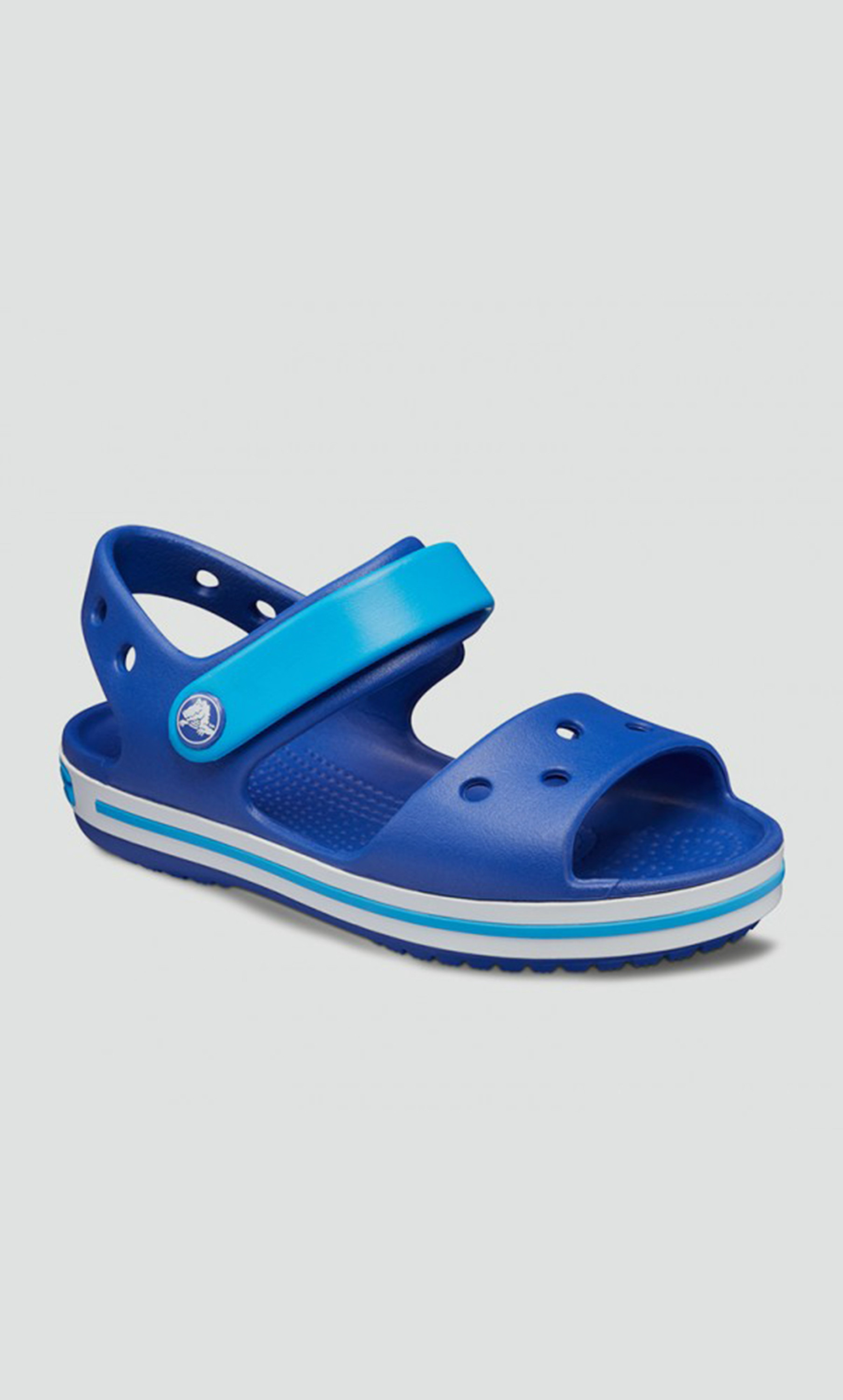 12856-4BX صندل كروكس للأطفال بتفاصيل فتحات-girls-shoes-sandals-image-1
